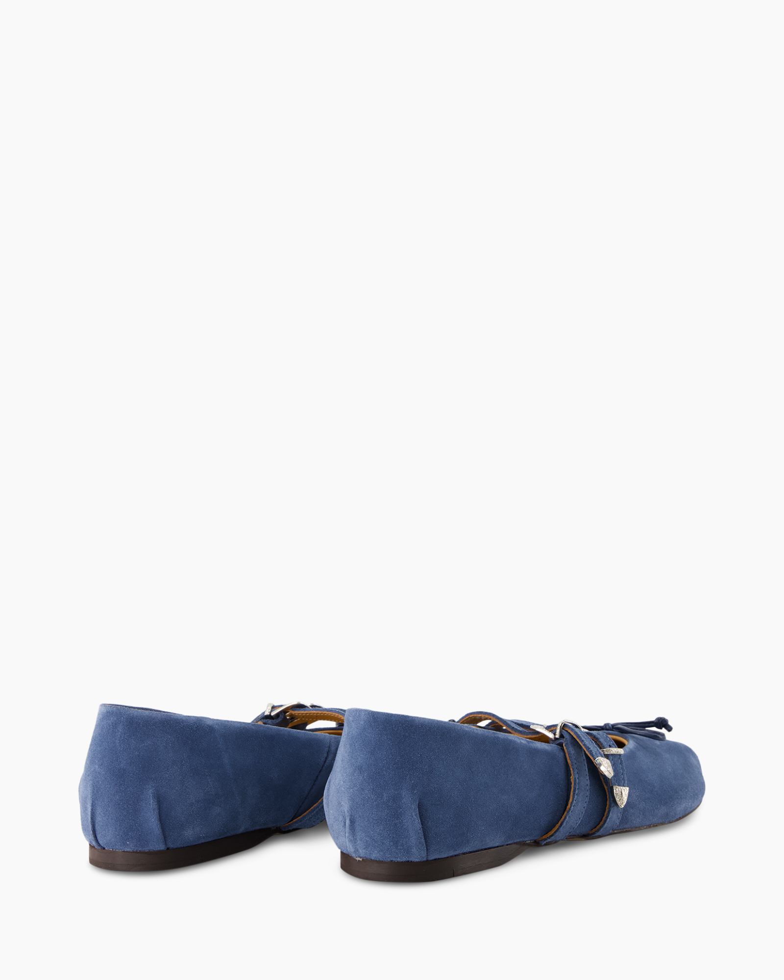 loafers, blauw, suède, slip-on, veters versieringen