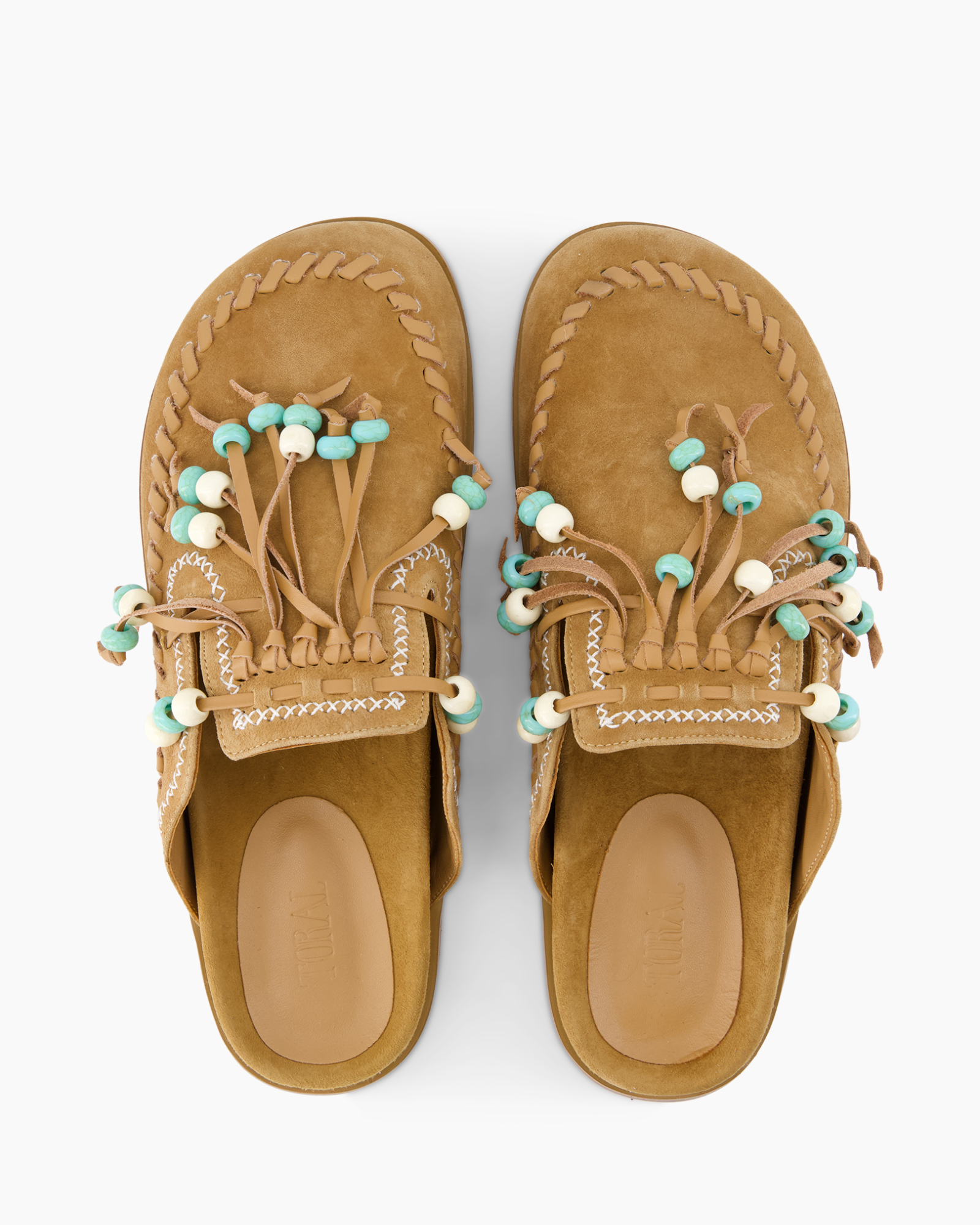 sandals, loafers, beaded, leather, stitching