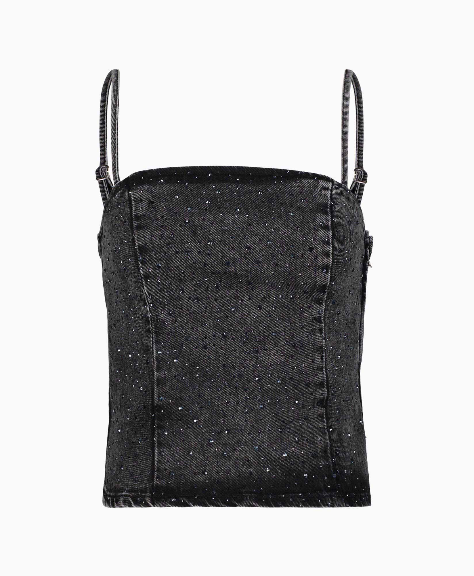 Top Doa-dia Sl Denim Ex Grijs