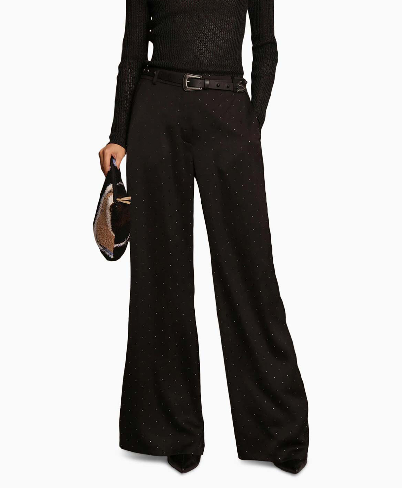 Munthe Pantalon Leileen Zwart
