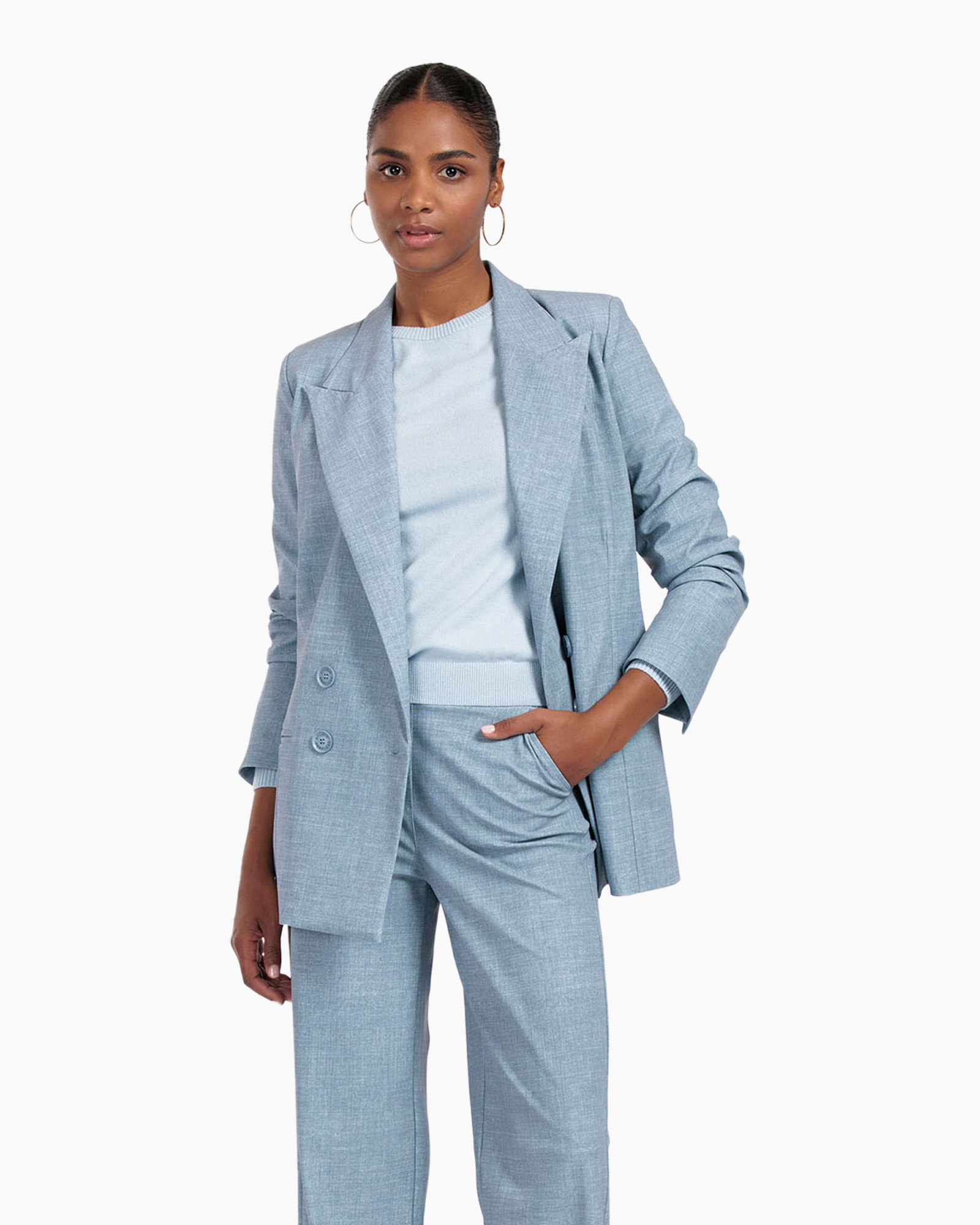 Blazer Blossom Melee Blazer Grijs
