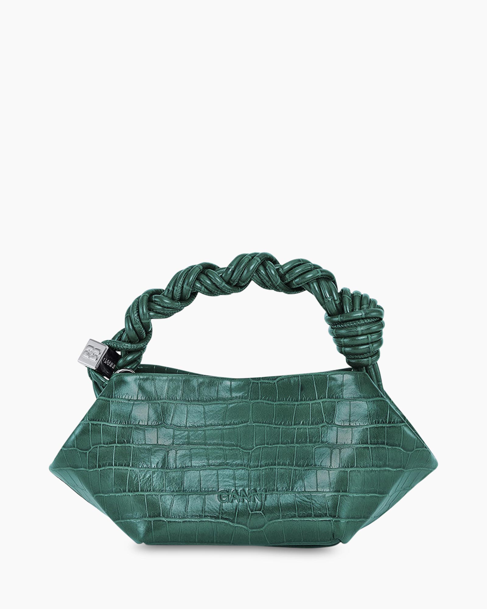Crossbody Tas Bou Mini Croco Groen