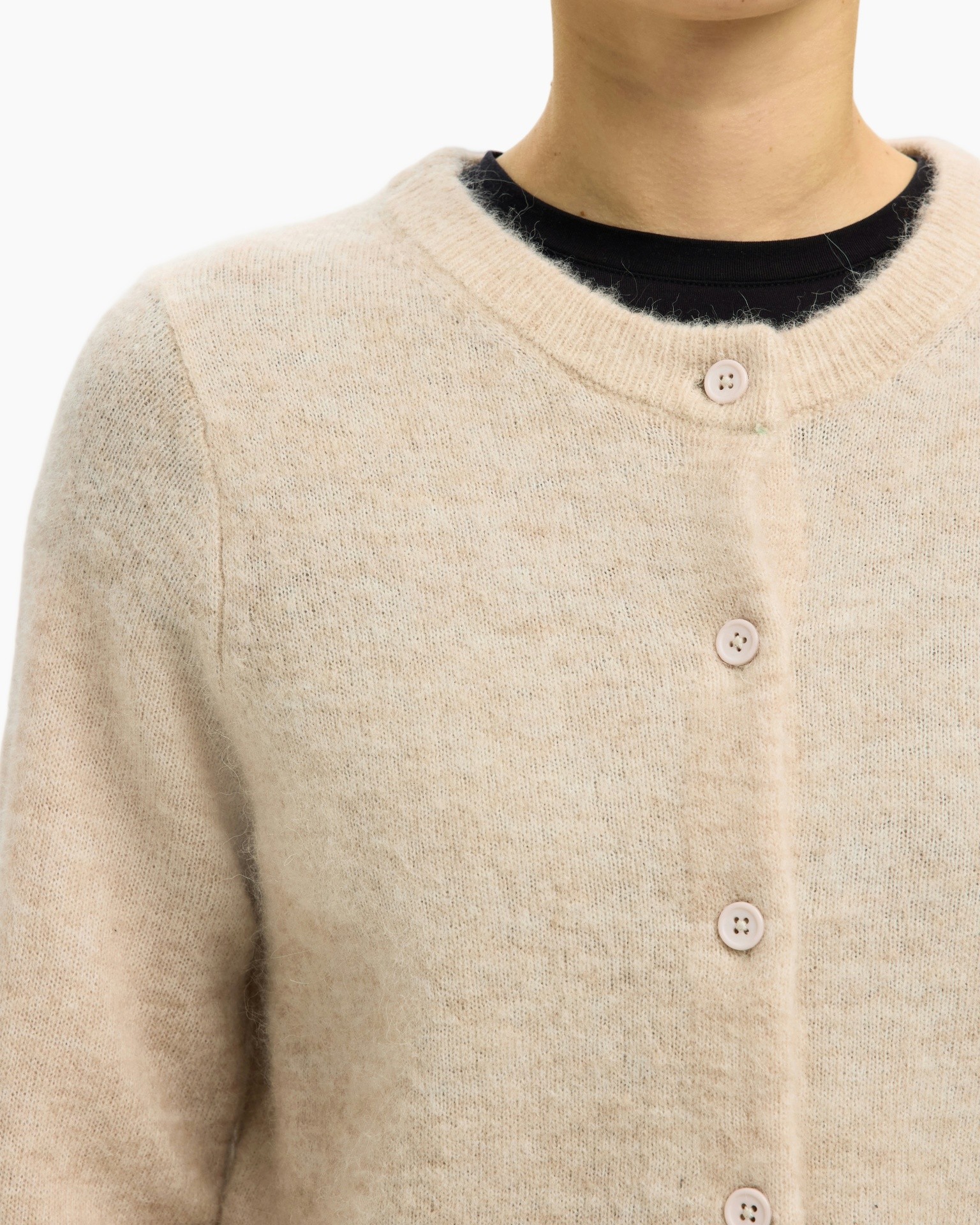 cardigan, beige, breip, knit, button-up