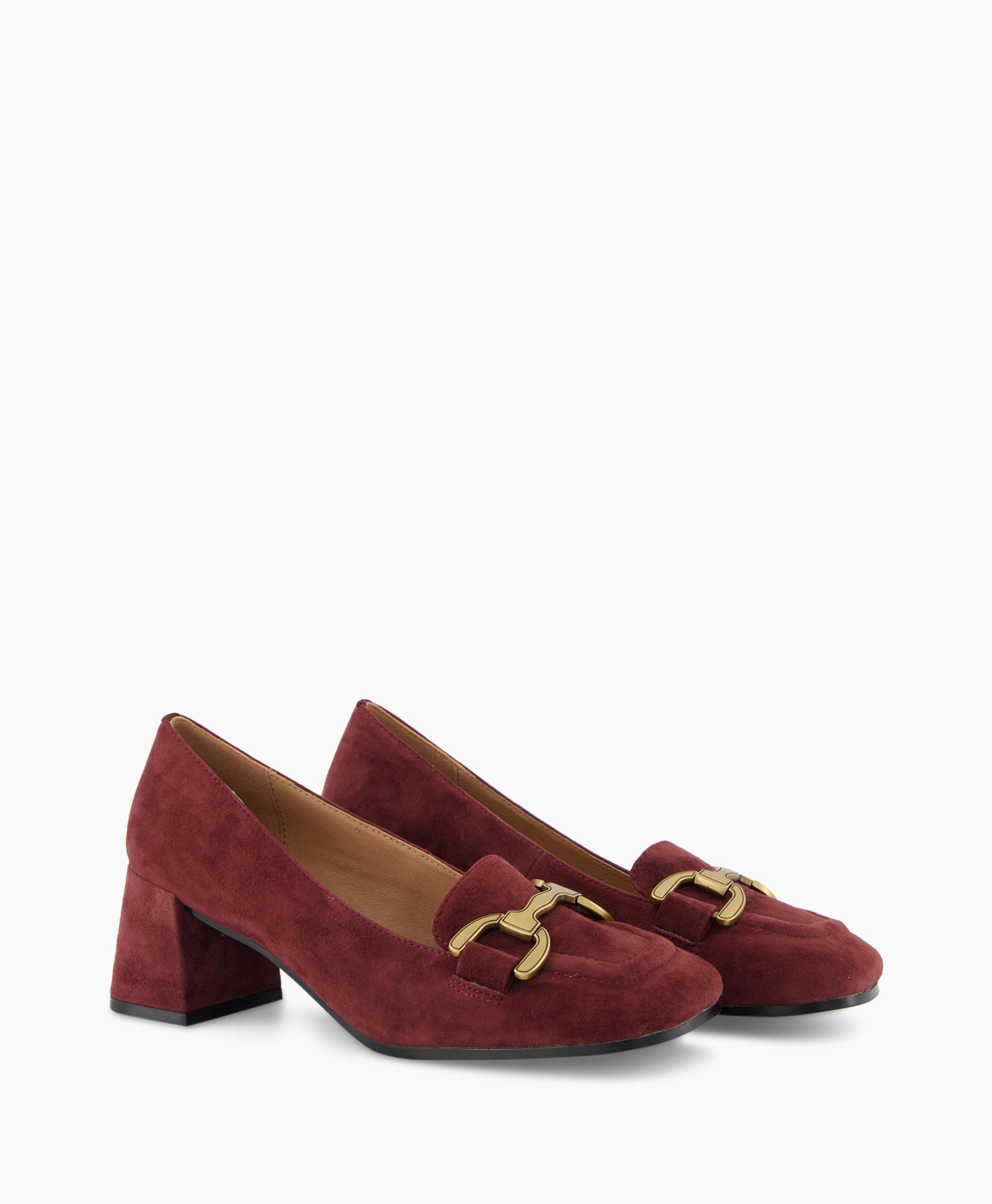 Pump Kid Suede Bordeaux