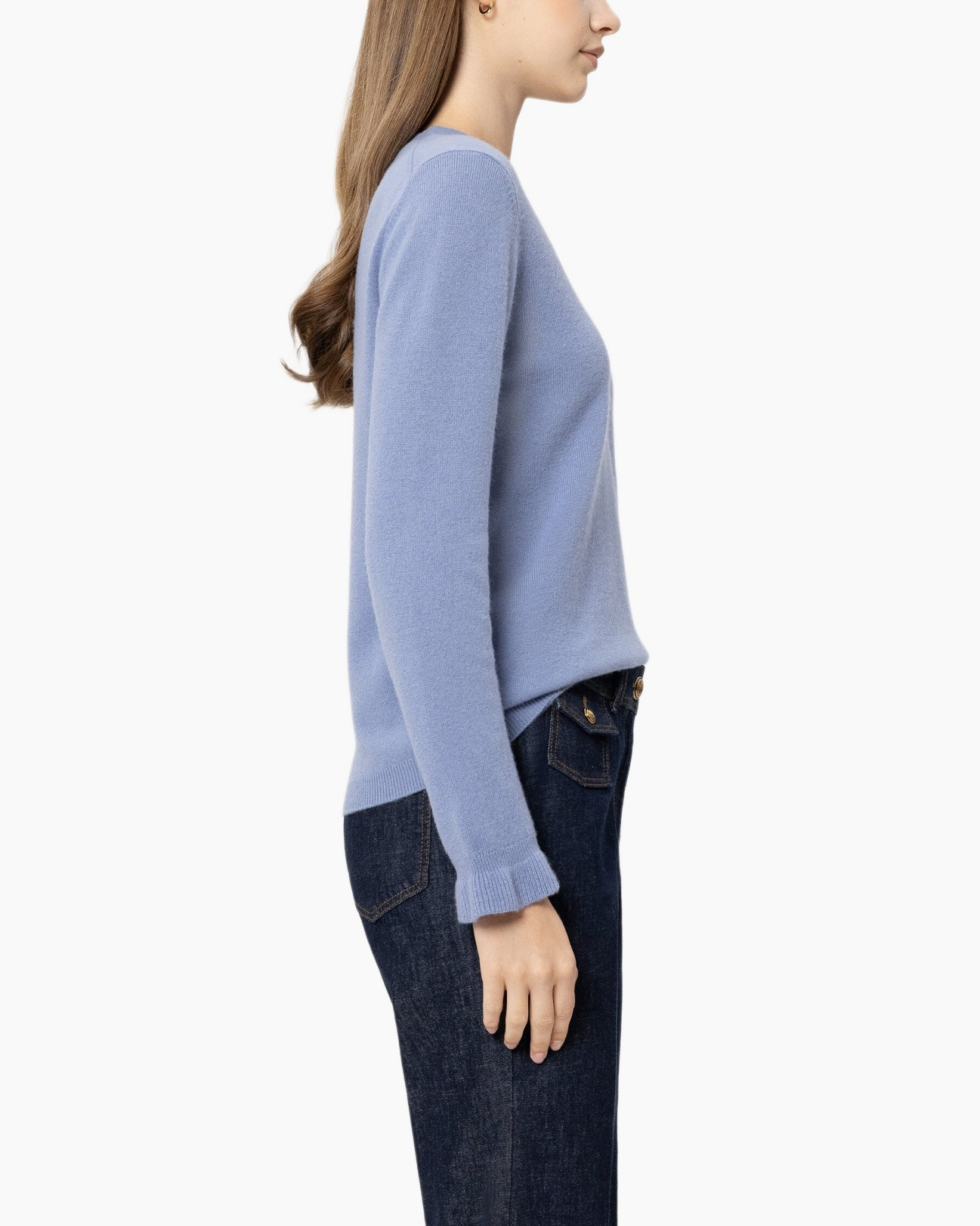 Knitwear, Sweater, Long Sleeve, Person, Jeans