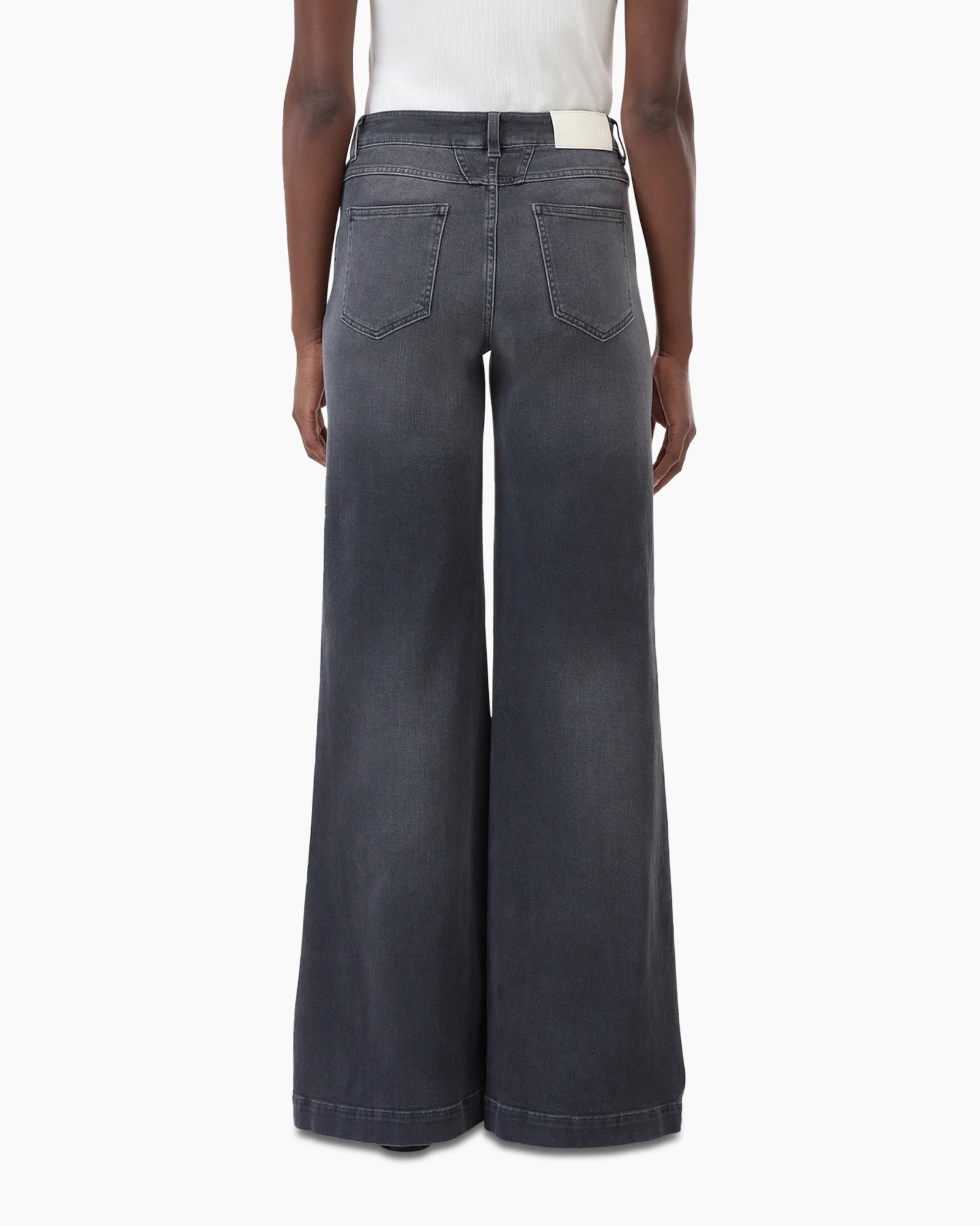 Jeans Glow Up Donker Grijs