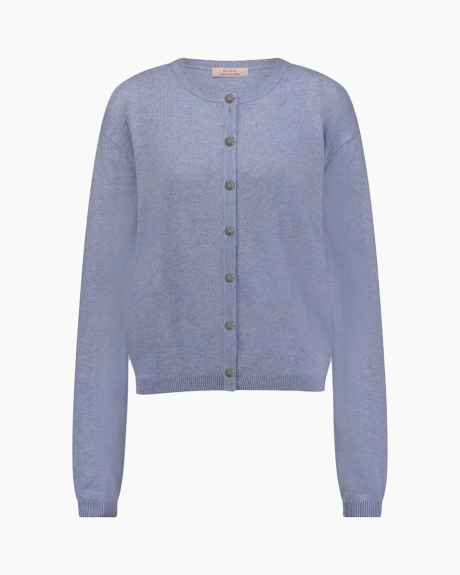 Vest Bibi Cashmere Cardigan Paars