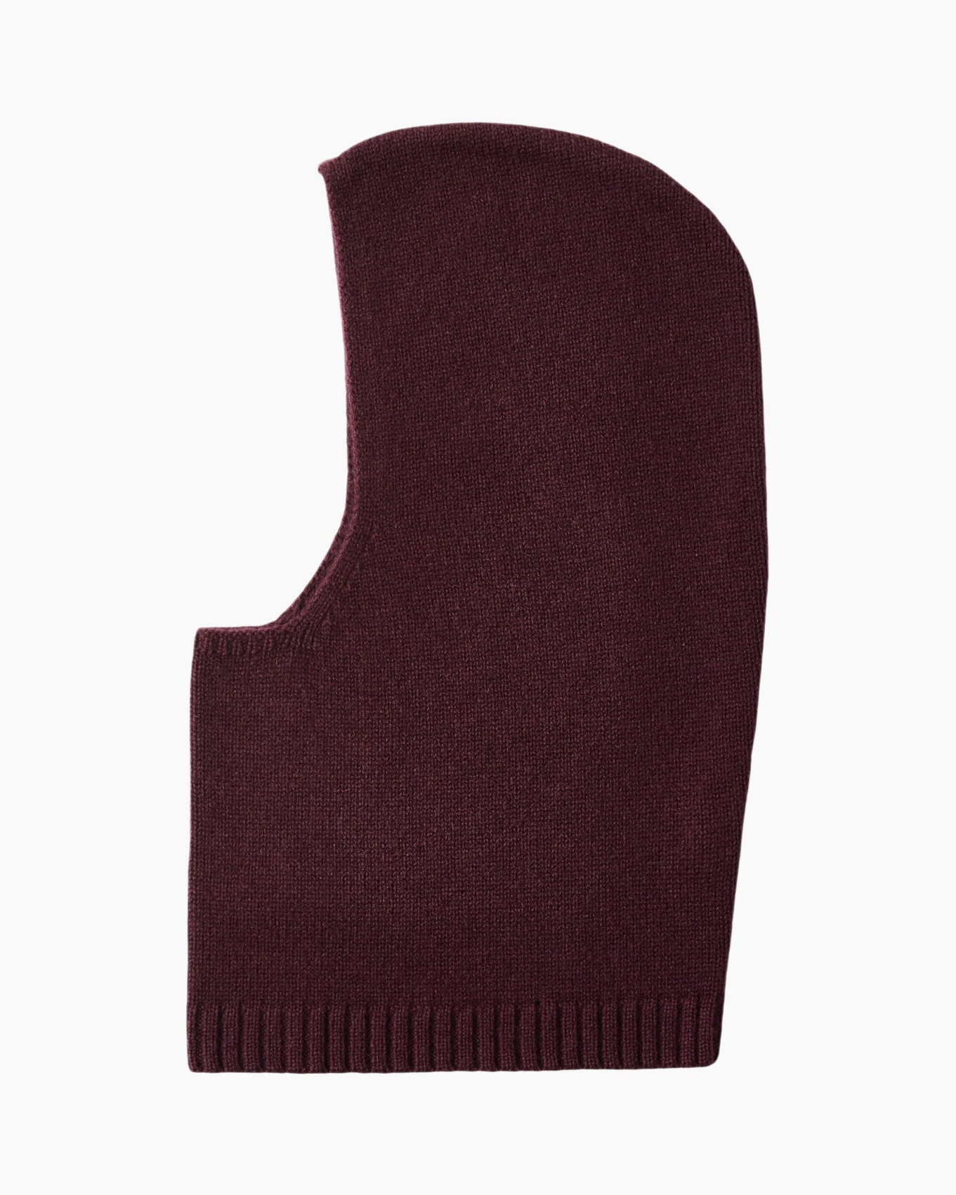Hoed/pet Cille Cashmere Blend Balaclava Aubergine