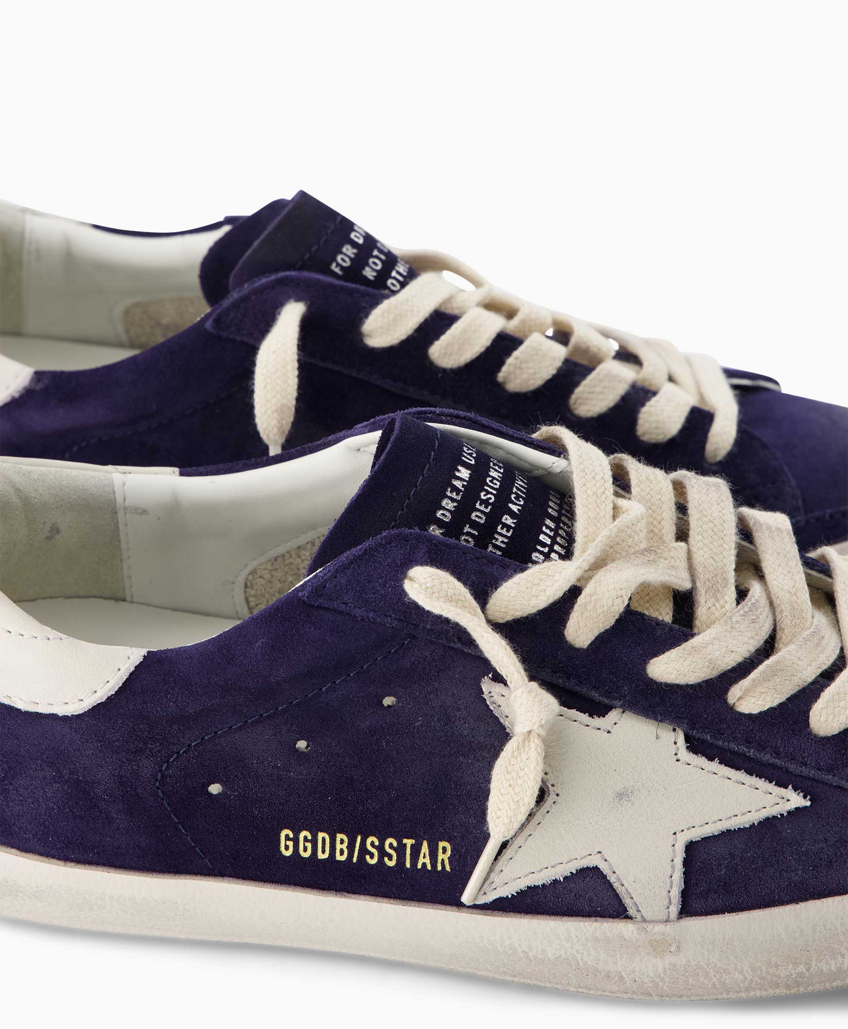 Sneaker Super Star Suede Donker Blauw