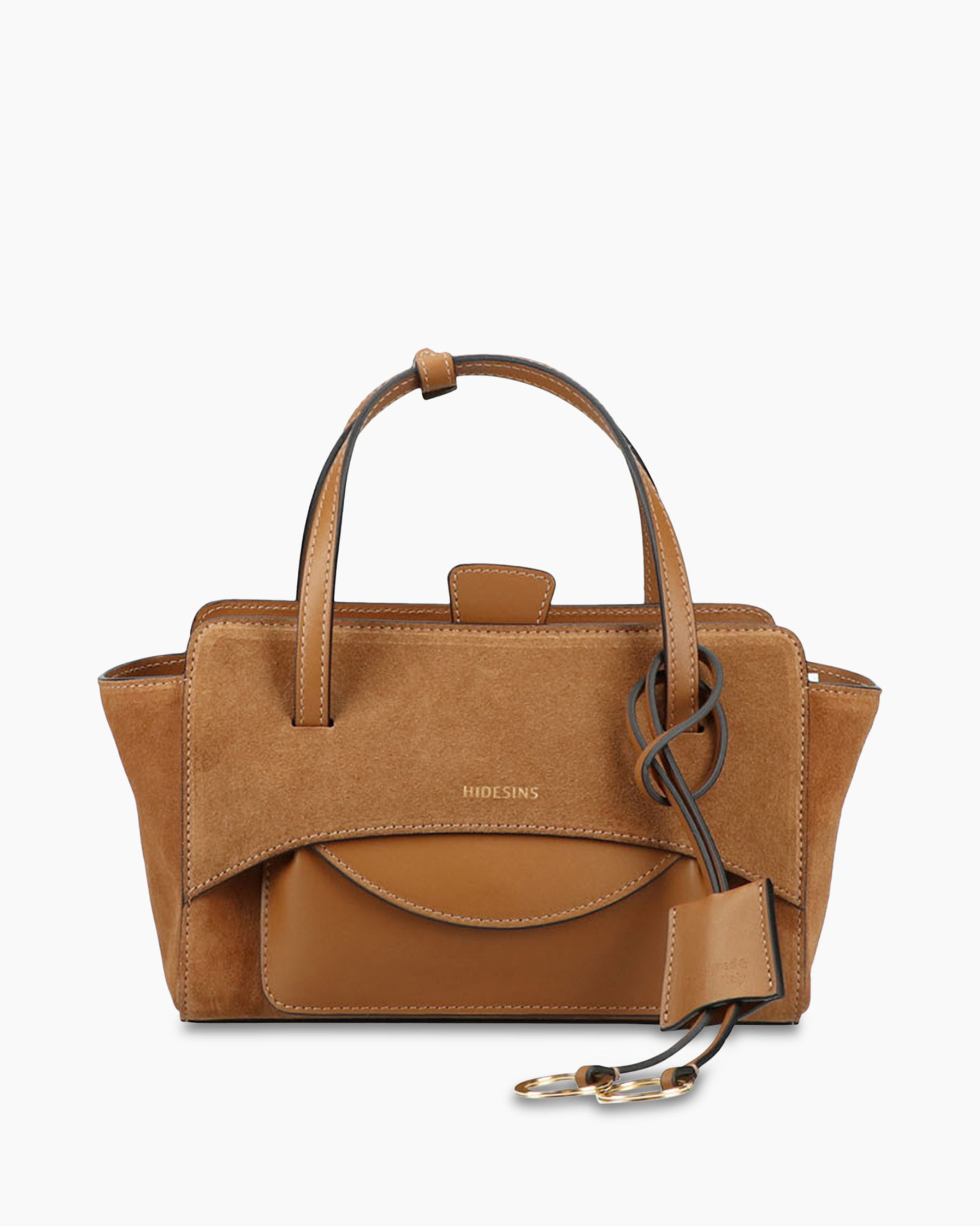 Schouder/hand Tas Flap S midden bruin