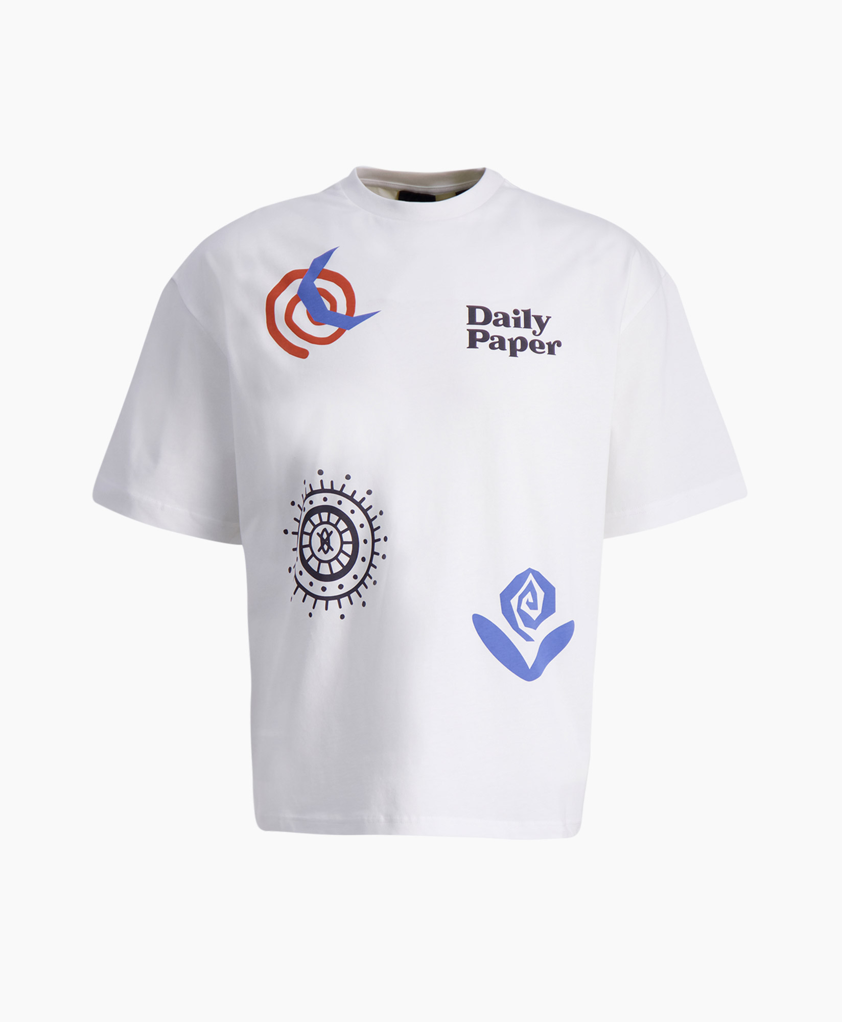 Daily Paper T-shirt Korte Mouw Puscren Wit