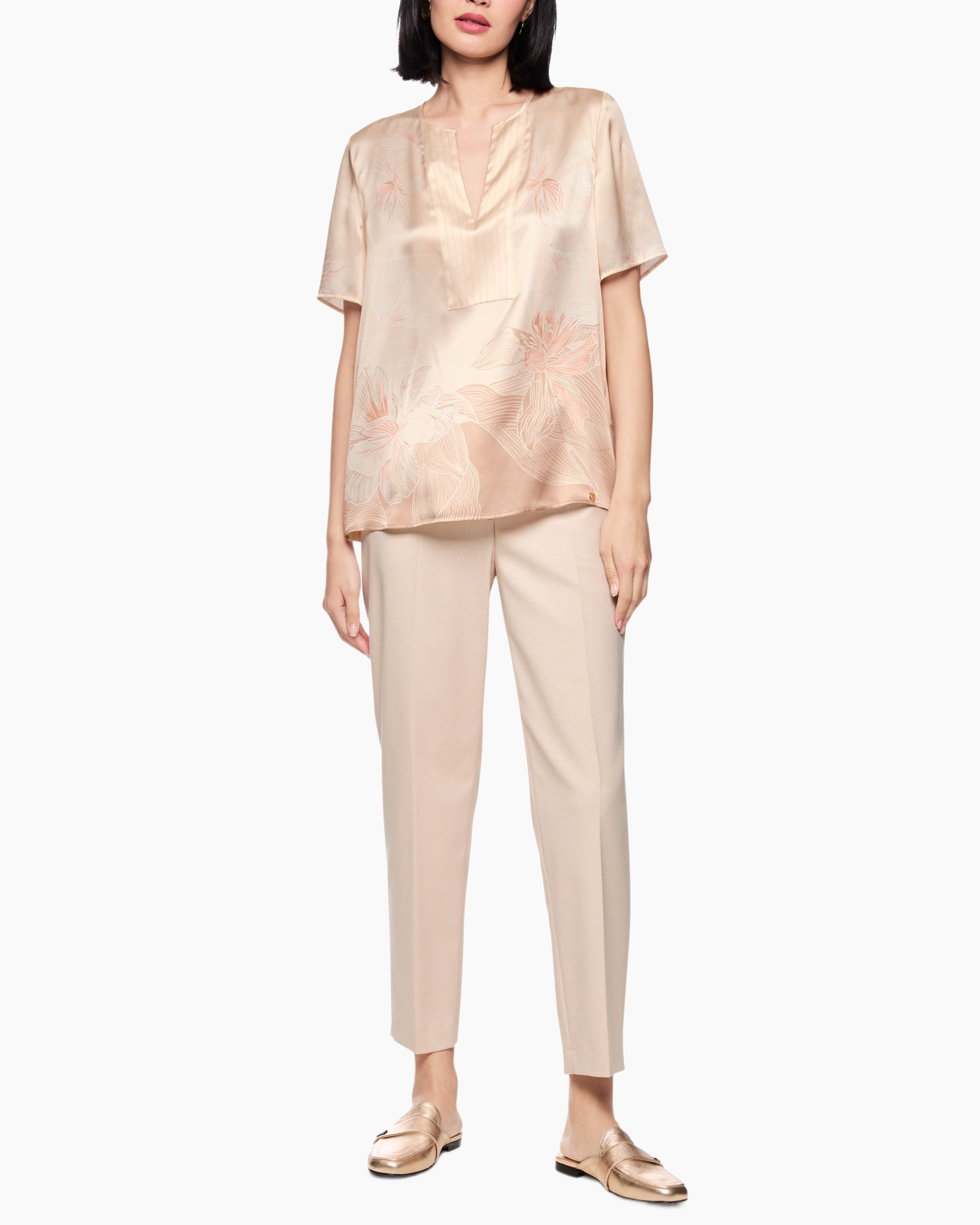 Blouse, Linen, Adult, Person, Woman