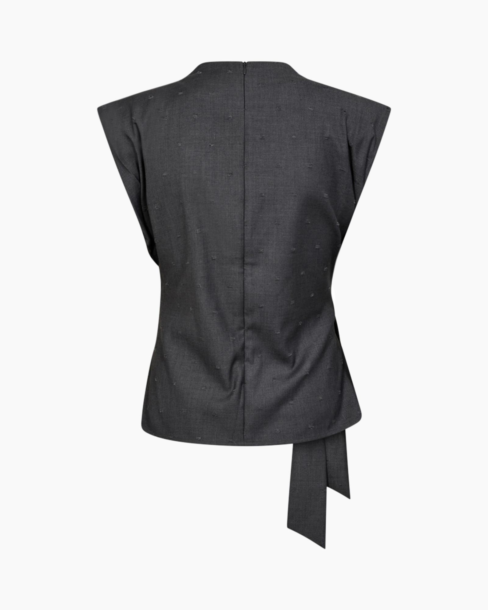 Top Saga Cc Pleat Zwart