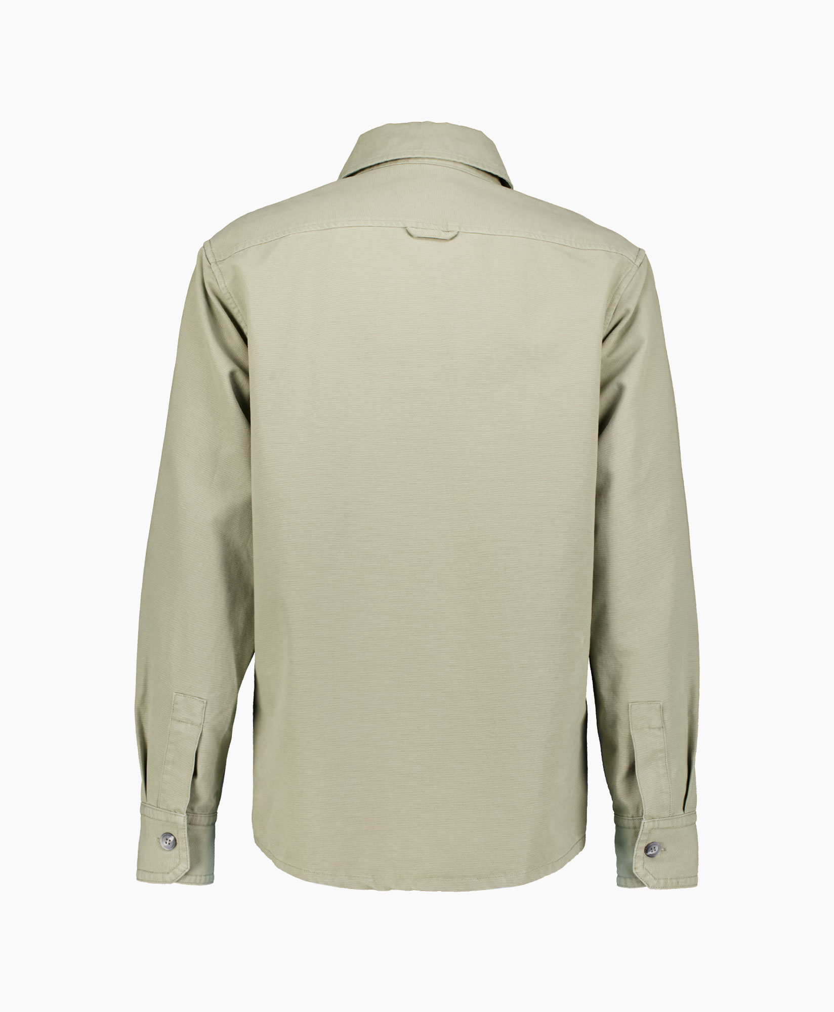 Overshirt Basile Brodee Poitrine licht groen