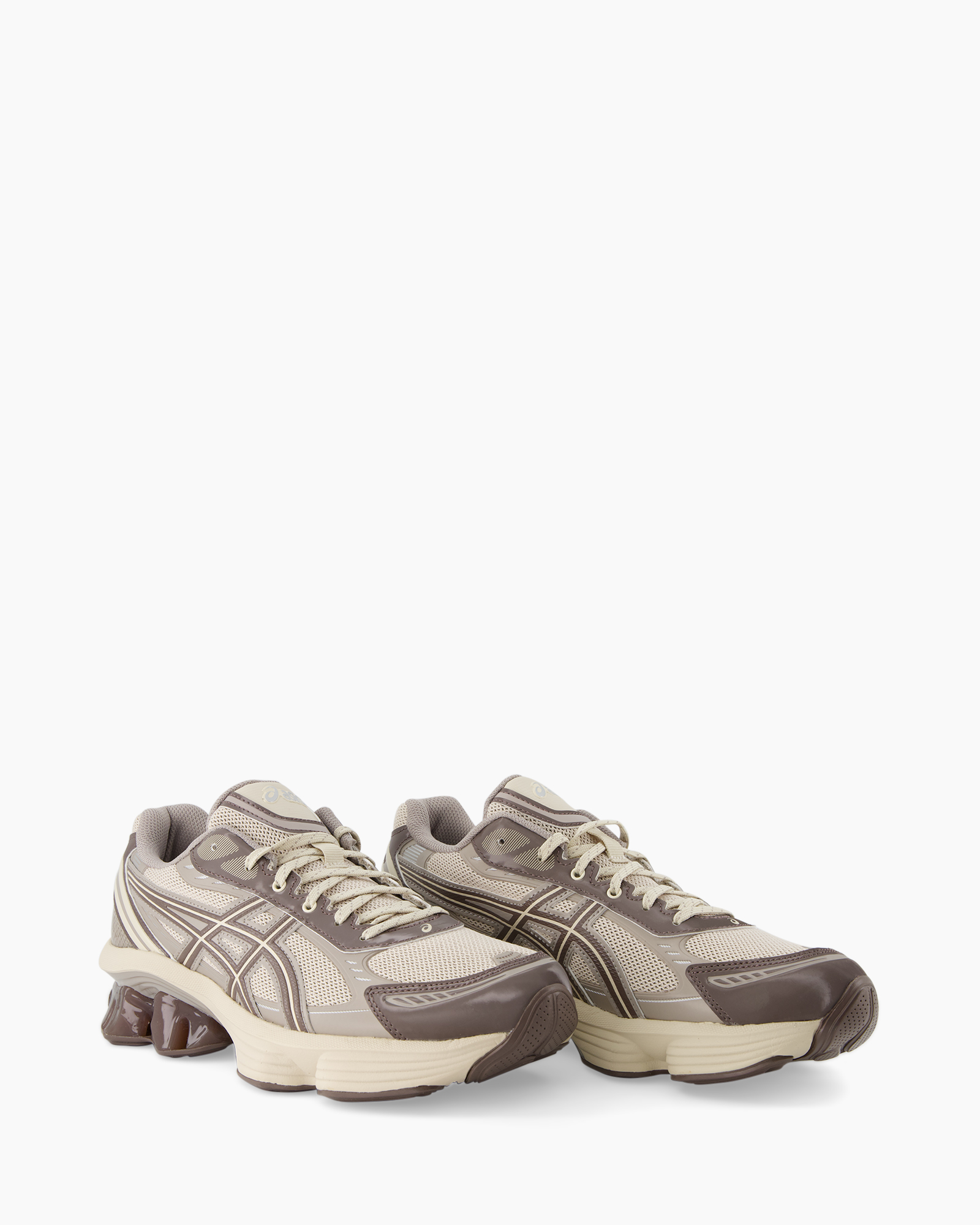 hardloopschoen, sneaker, mesh-bovenkant, bruin, trainers