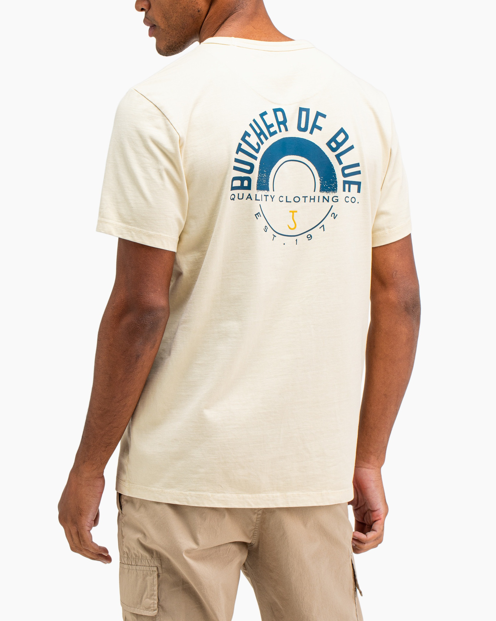 T-shirt Korte Mouw Army Circle Tee Beige