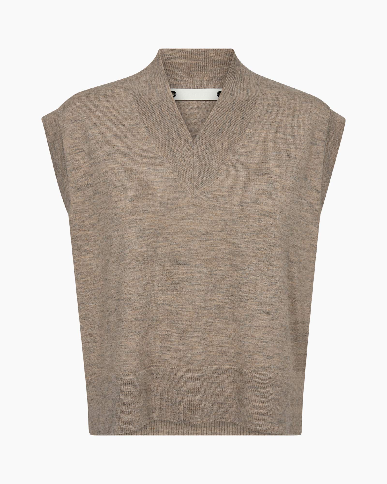 Vest My V-knit Ecru