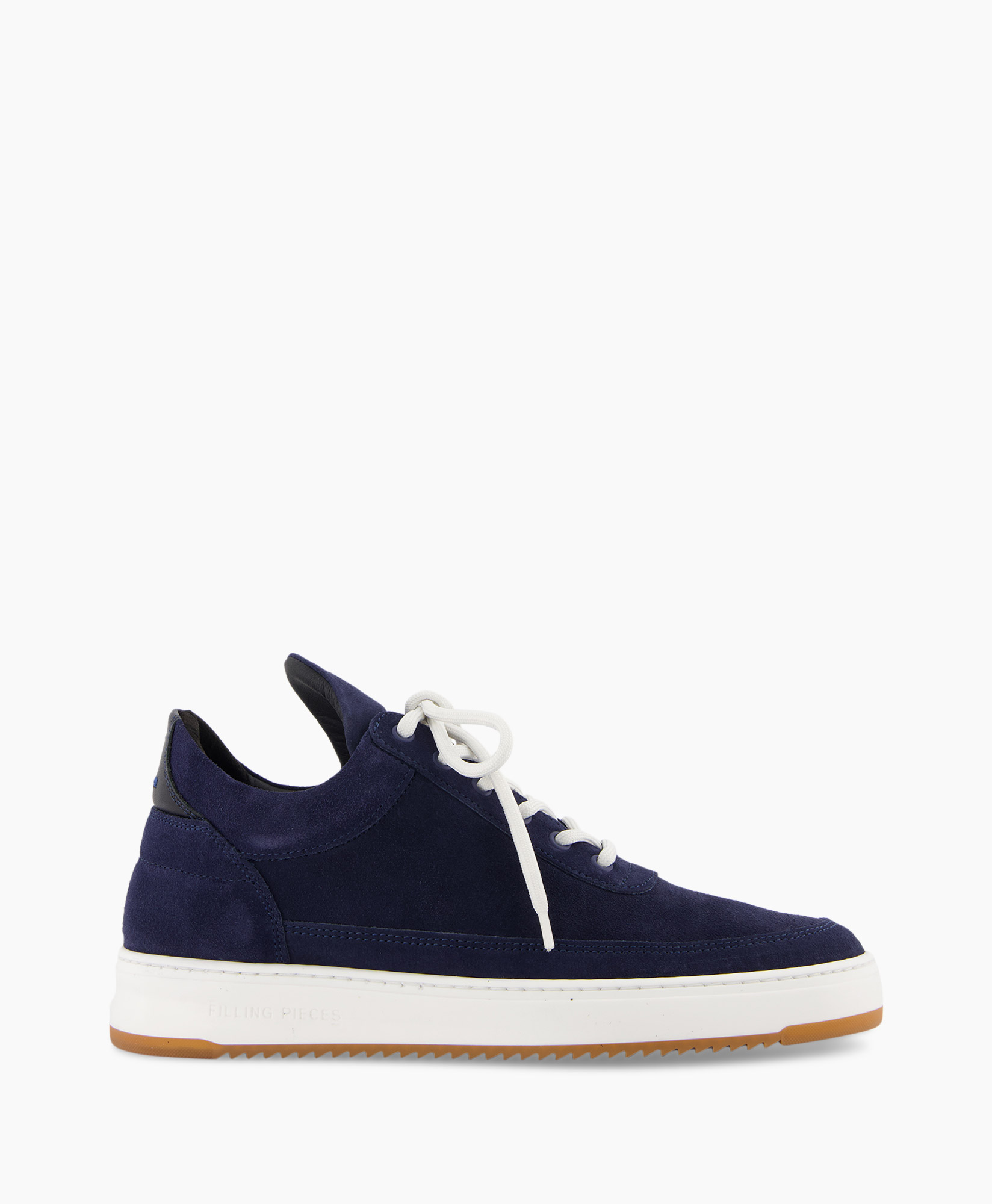 Sneaker Low Top Suede Donker Blauw