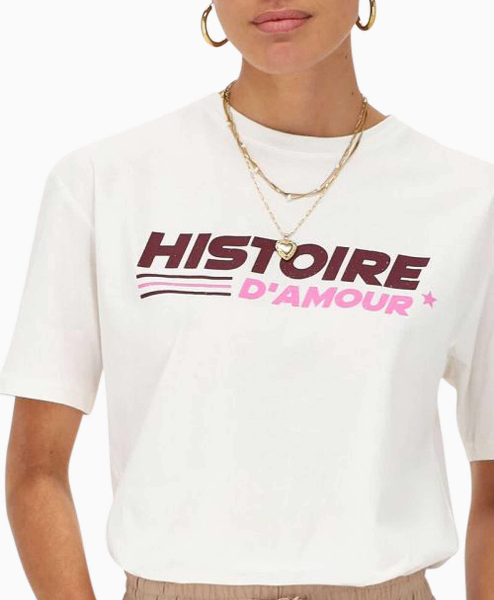 T-shirt Mj11772 Wit