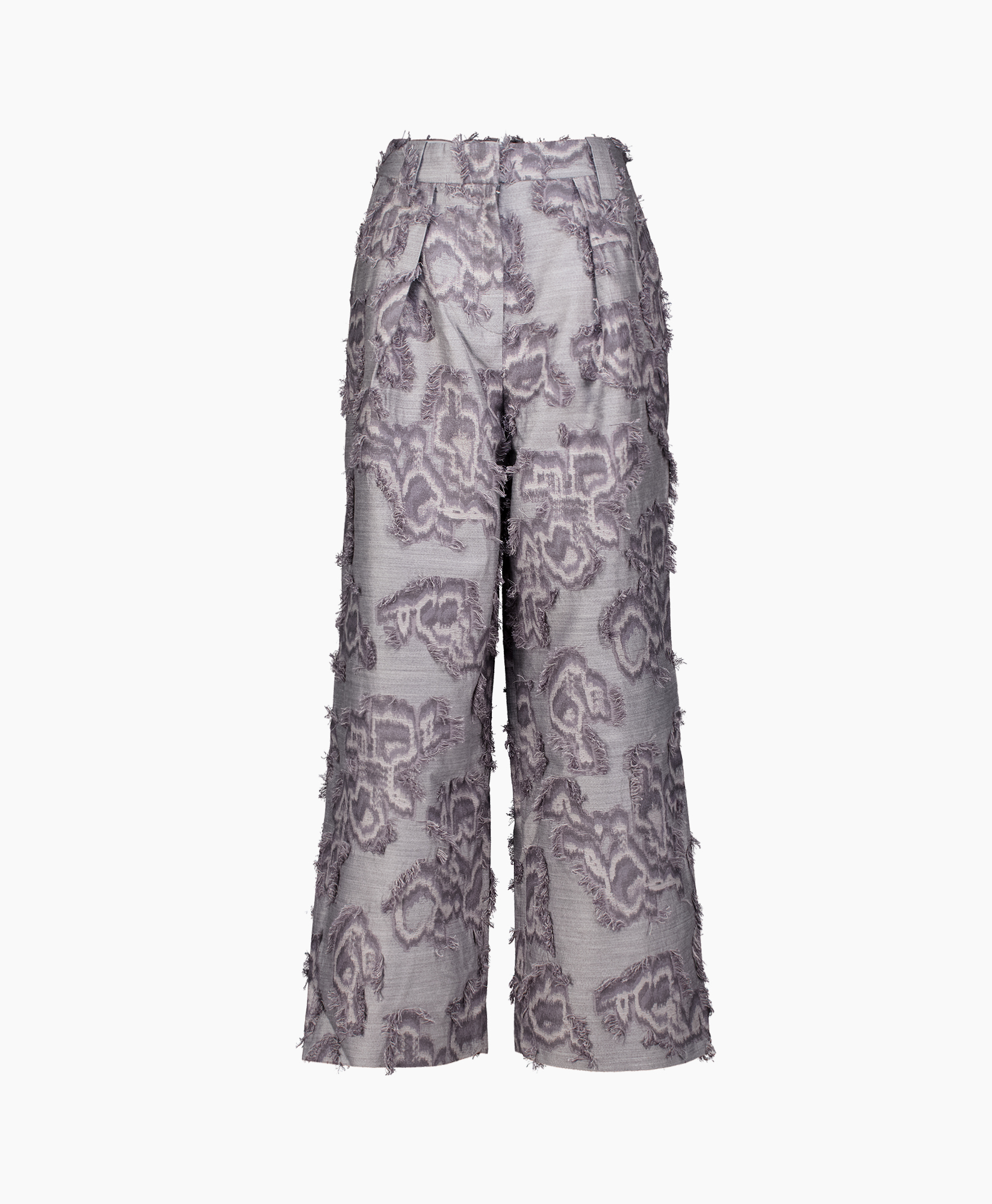 Pantalon Fil Coupe Suiting Big Pleat Blauw