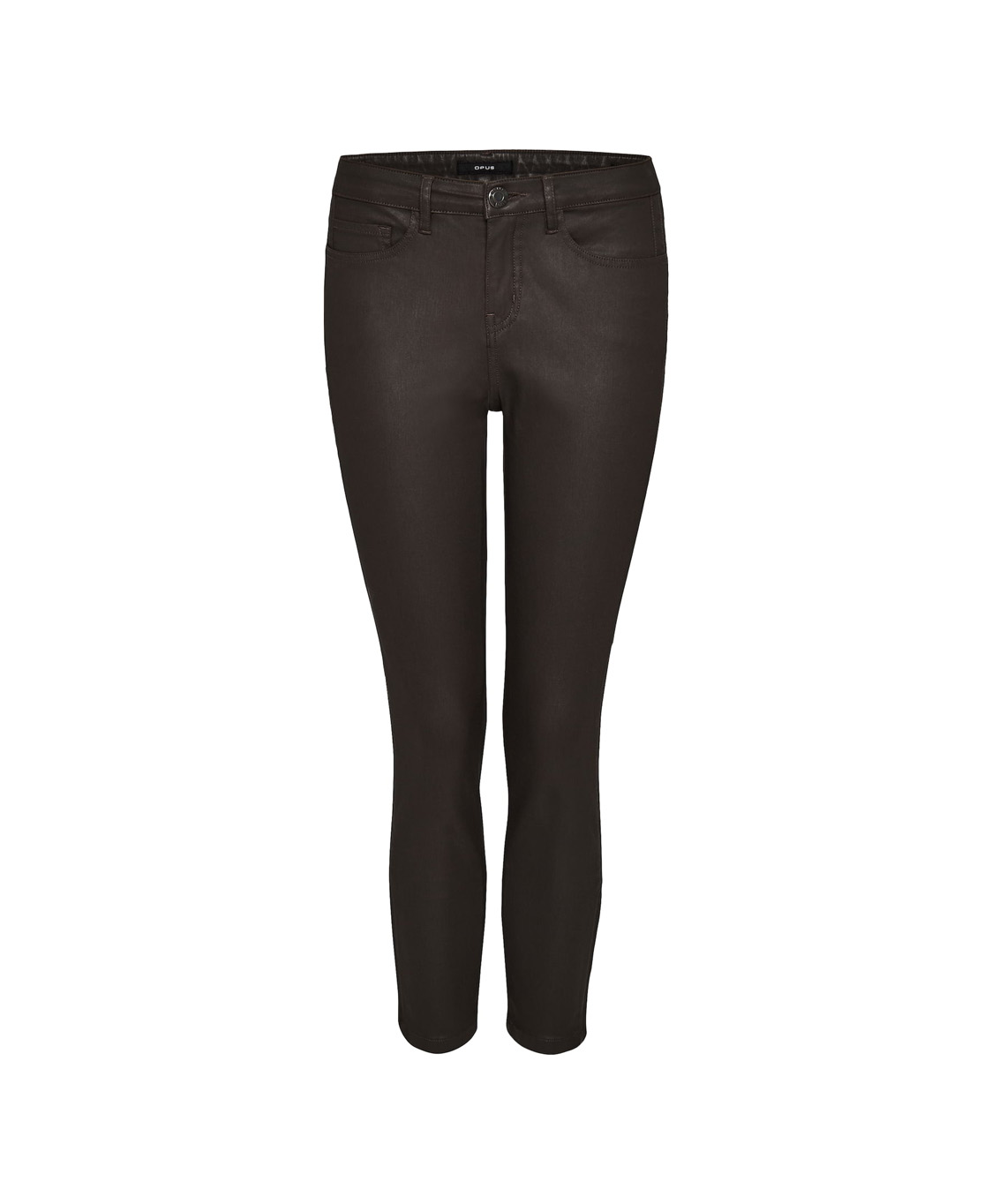 Opus Broek Emily Zip Bruin