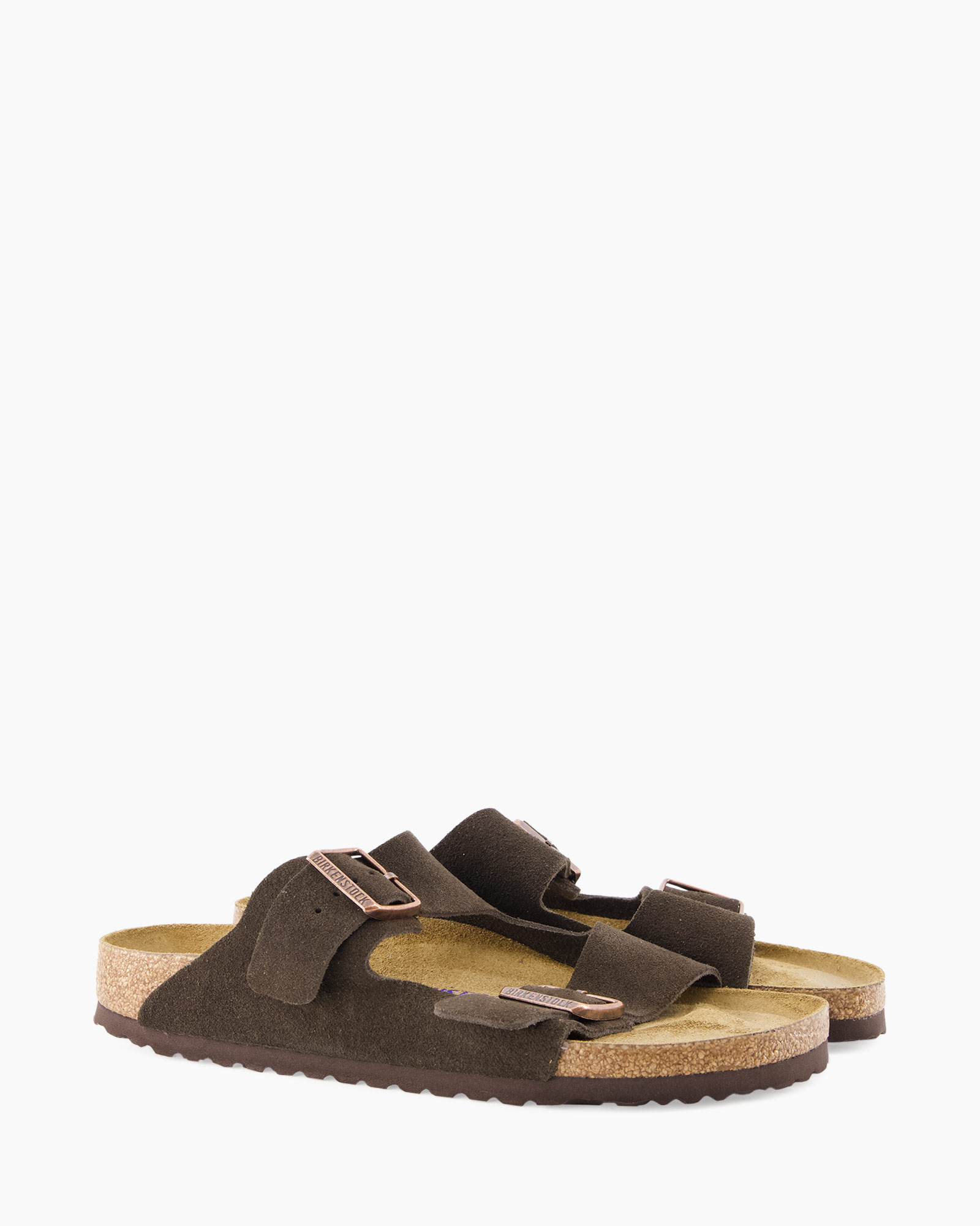 Sandaal Arizona Soft Footbed Donker Bruin
