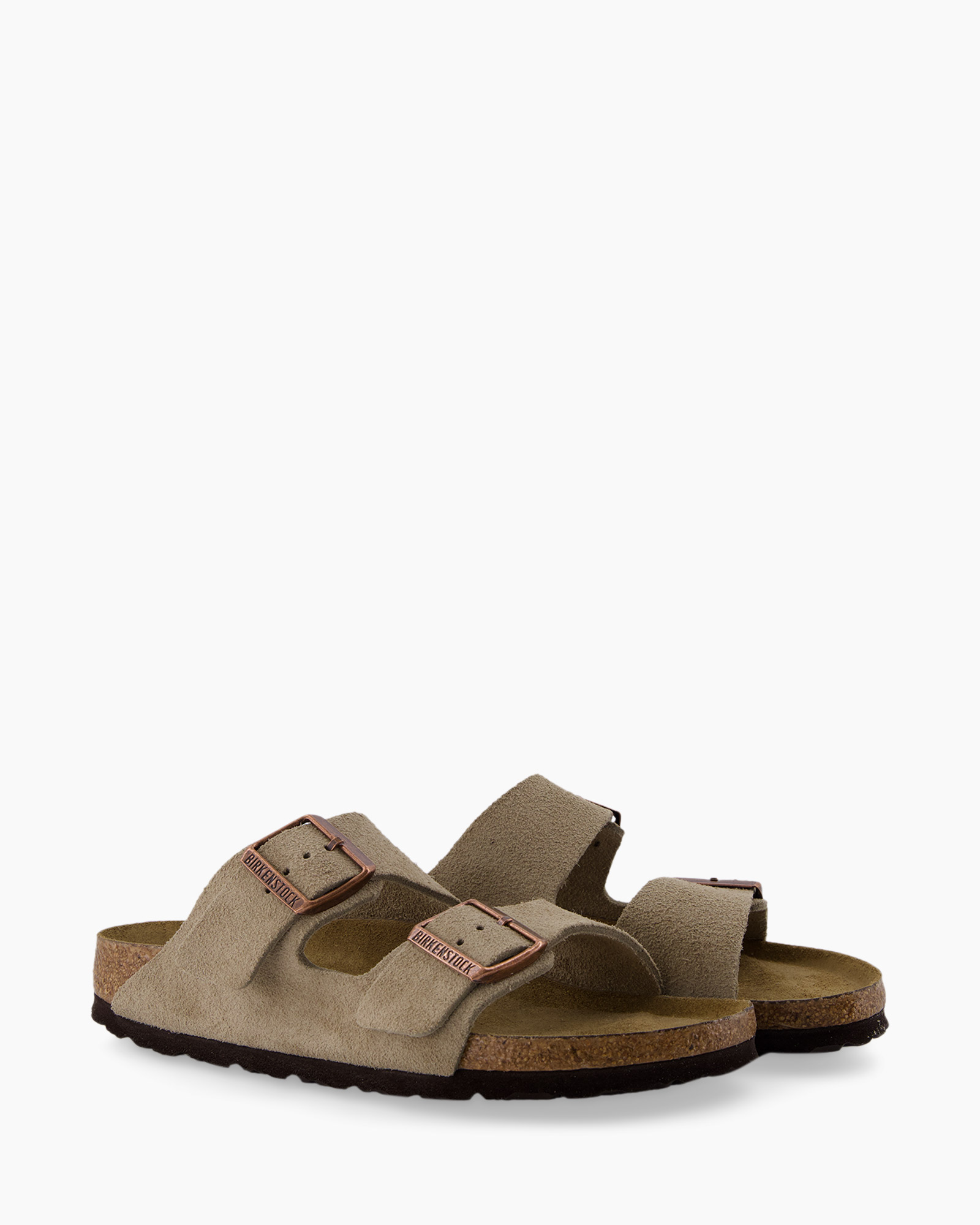 Sandaal Zonder Hak Arizona Soft Footbed Taupe