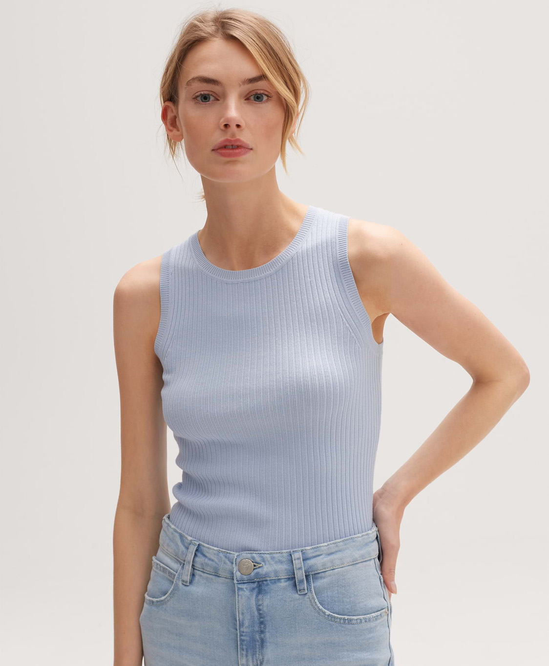 Opus Pullover Piolana Blauw
