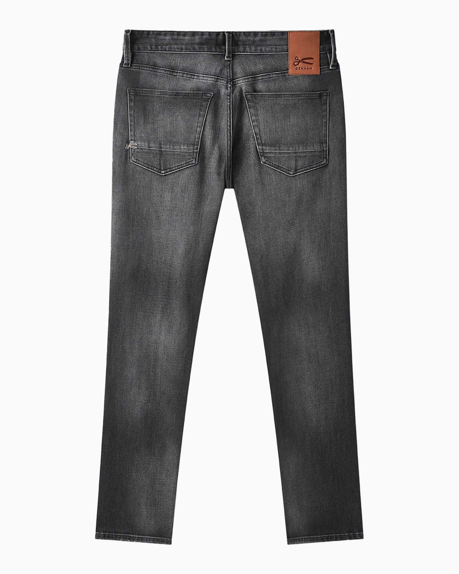 jeans, denim, donkere wassing, achterzakken, slim fit