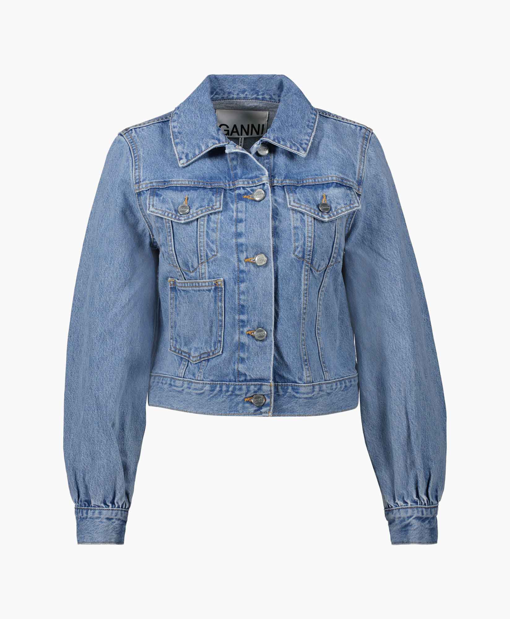 Ganni Spijkerjas J1097 Blauw