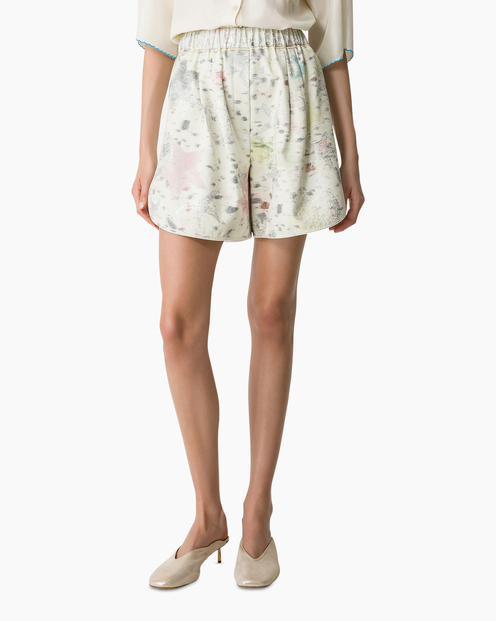 broek/shorts, rok, geprint, elastische tailleband, shorts/rok