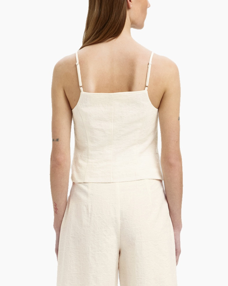 Top Mette Buttoned Jacquard Strap To Wit