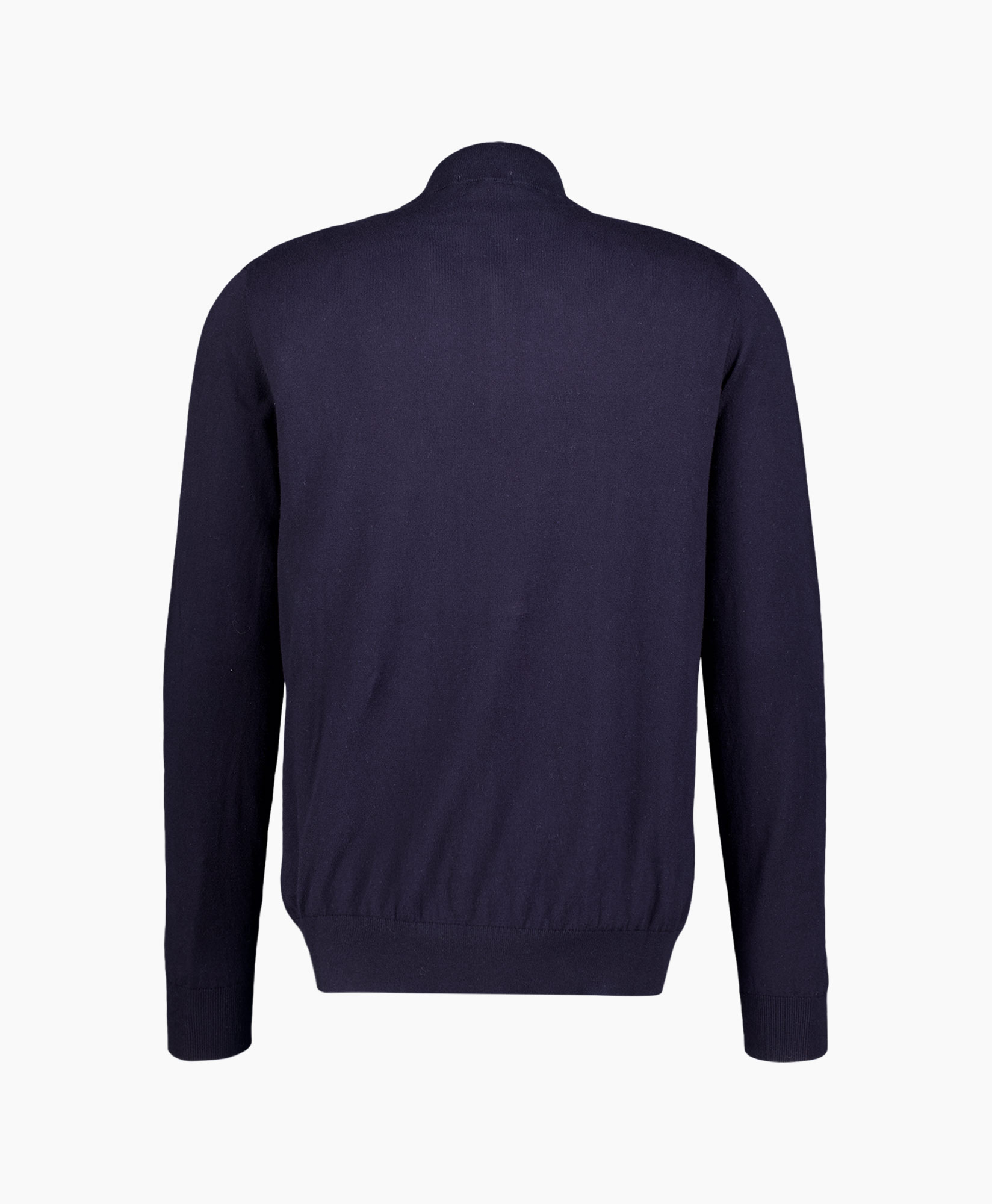 Sweater Cashmere Half Zip Donker Blauw