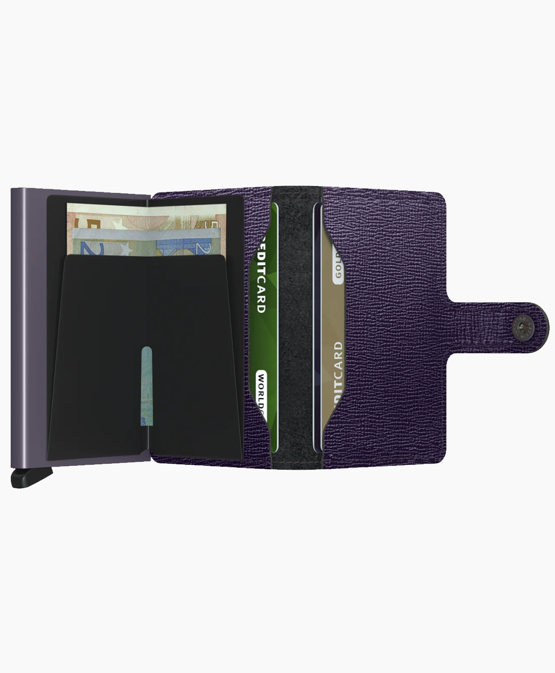 Secrid Diversen Miniwallet Crisple Purple midden paars