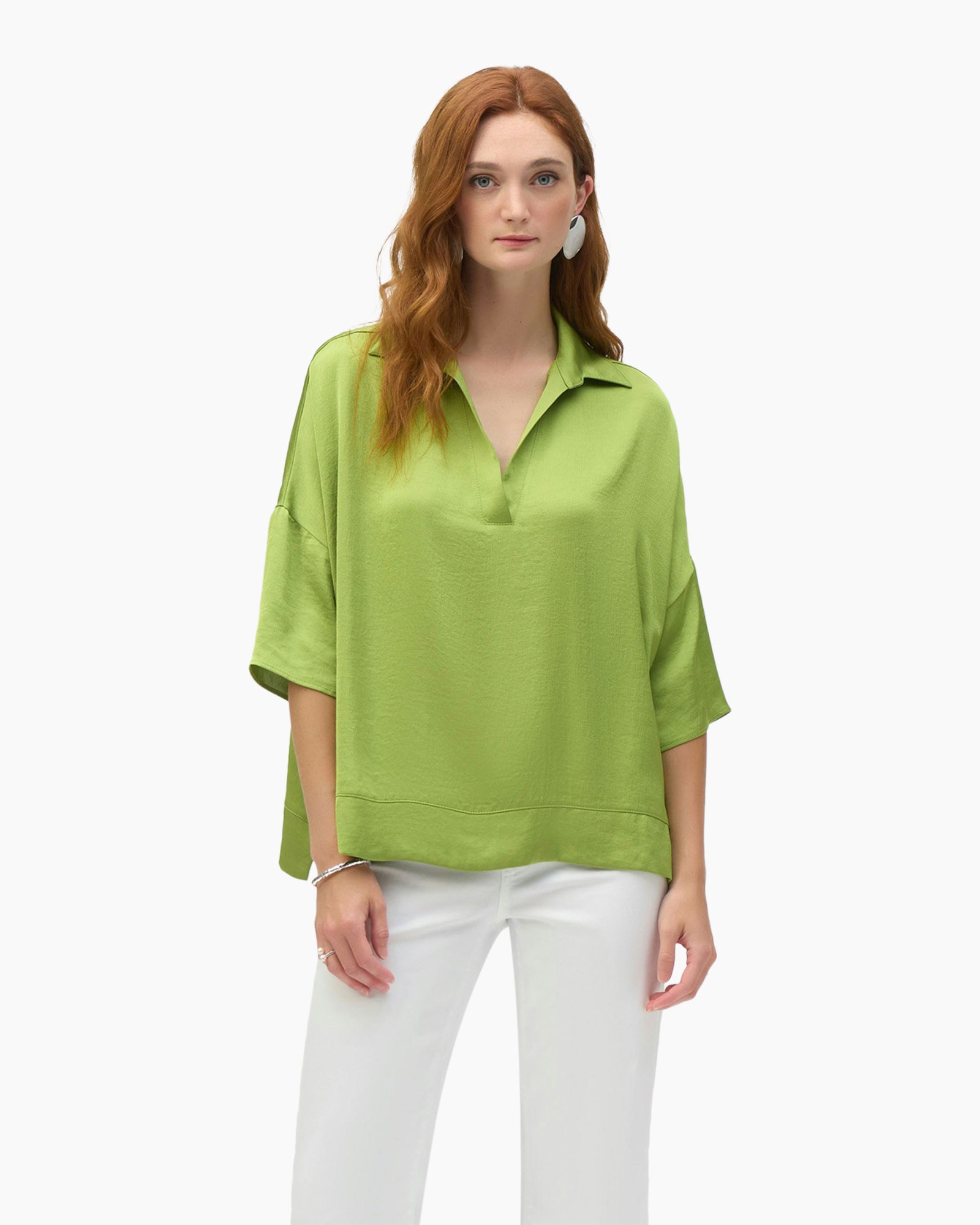Blouse 3/4 Sleeve Groen