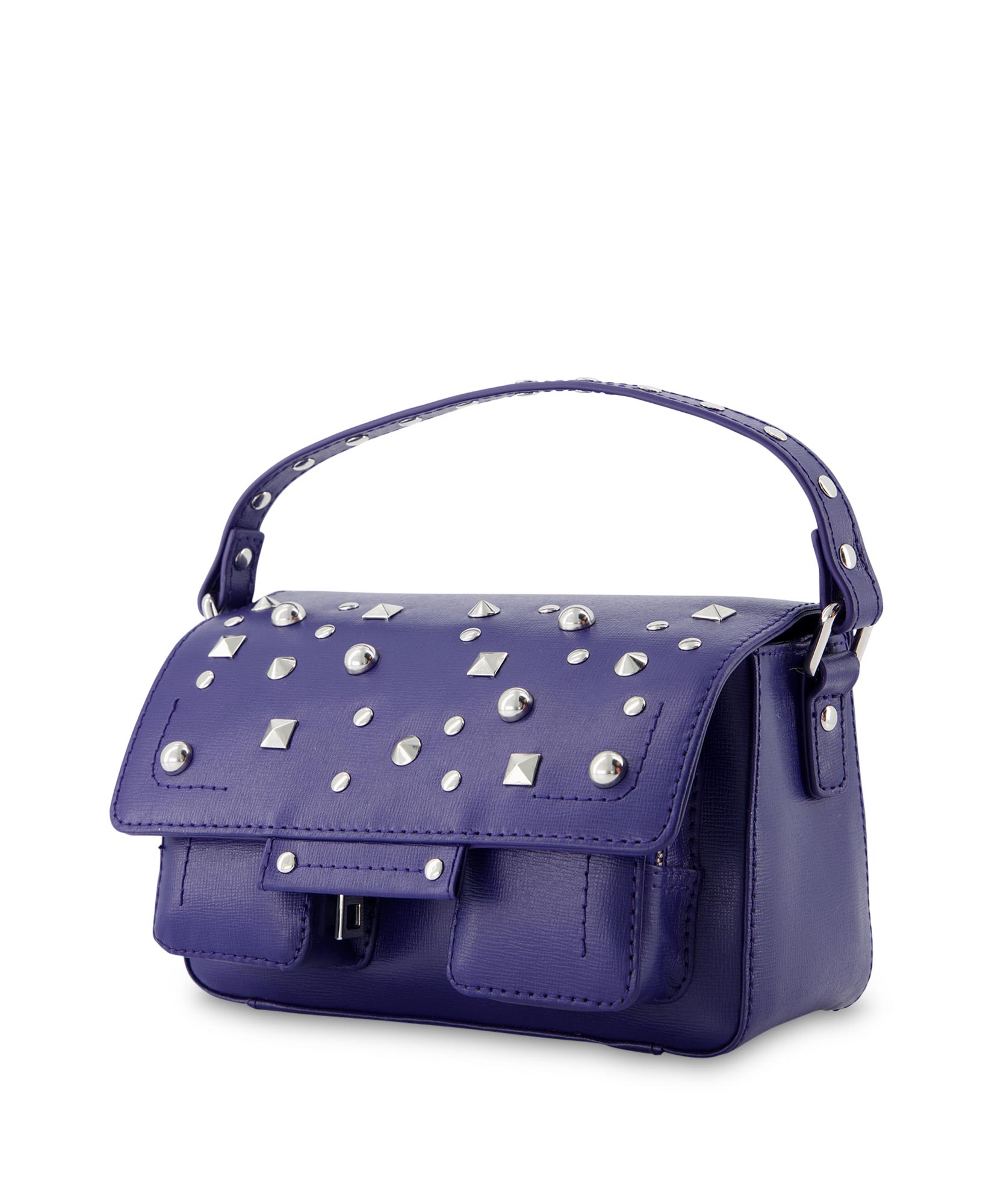 Nunoo Bags  Tas Small Honey Rivet Florence Dark Bl Donker Blauw