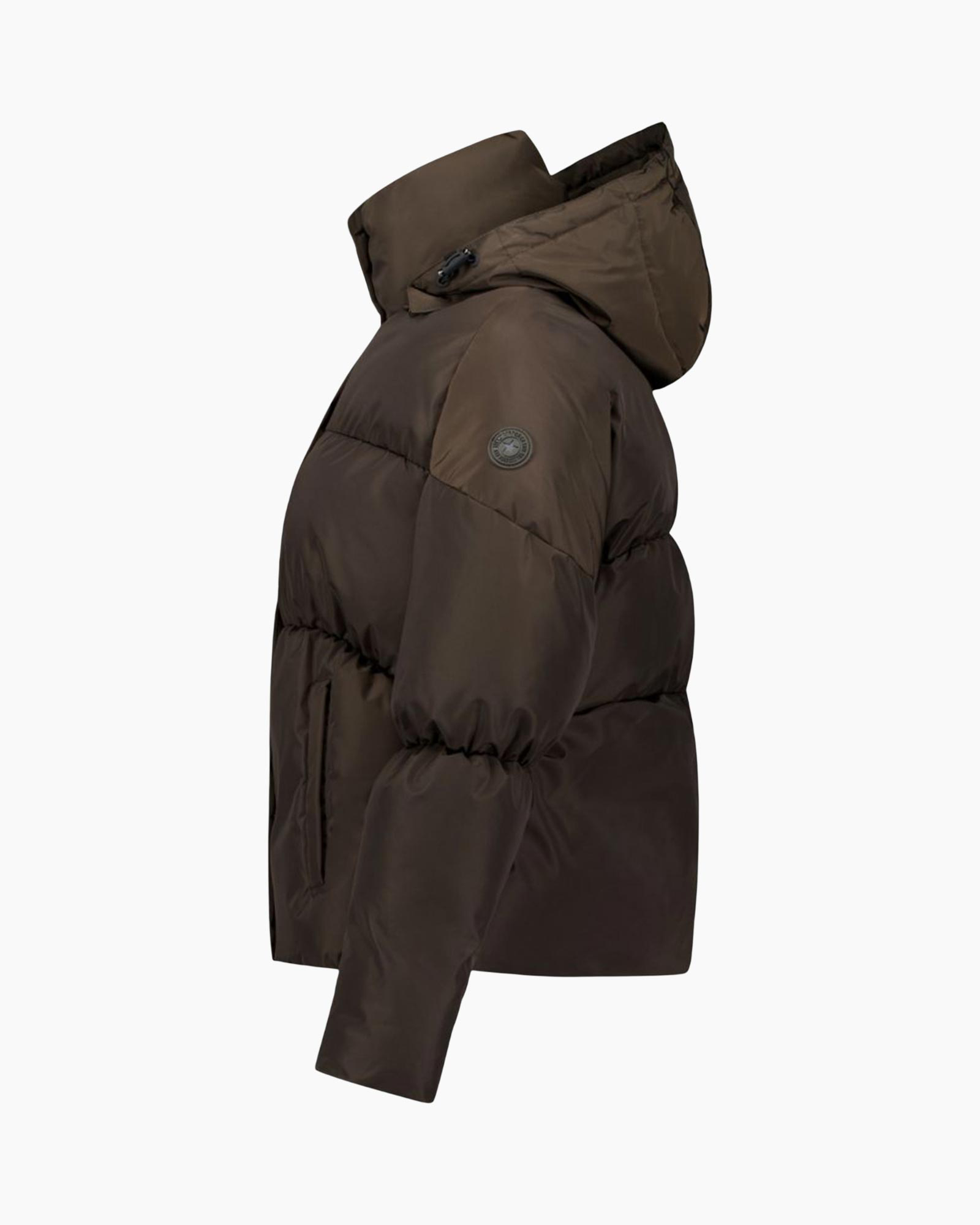 Jas Maya Puffer Jacket Donker Bruin