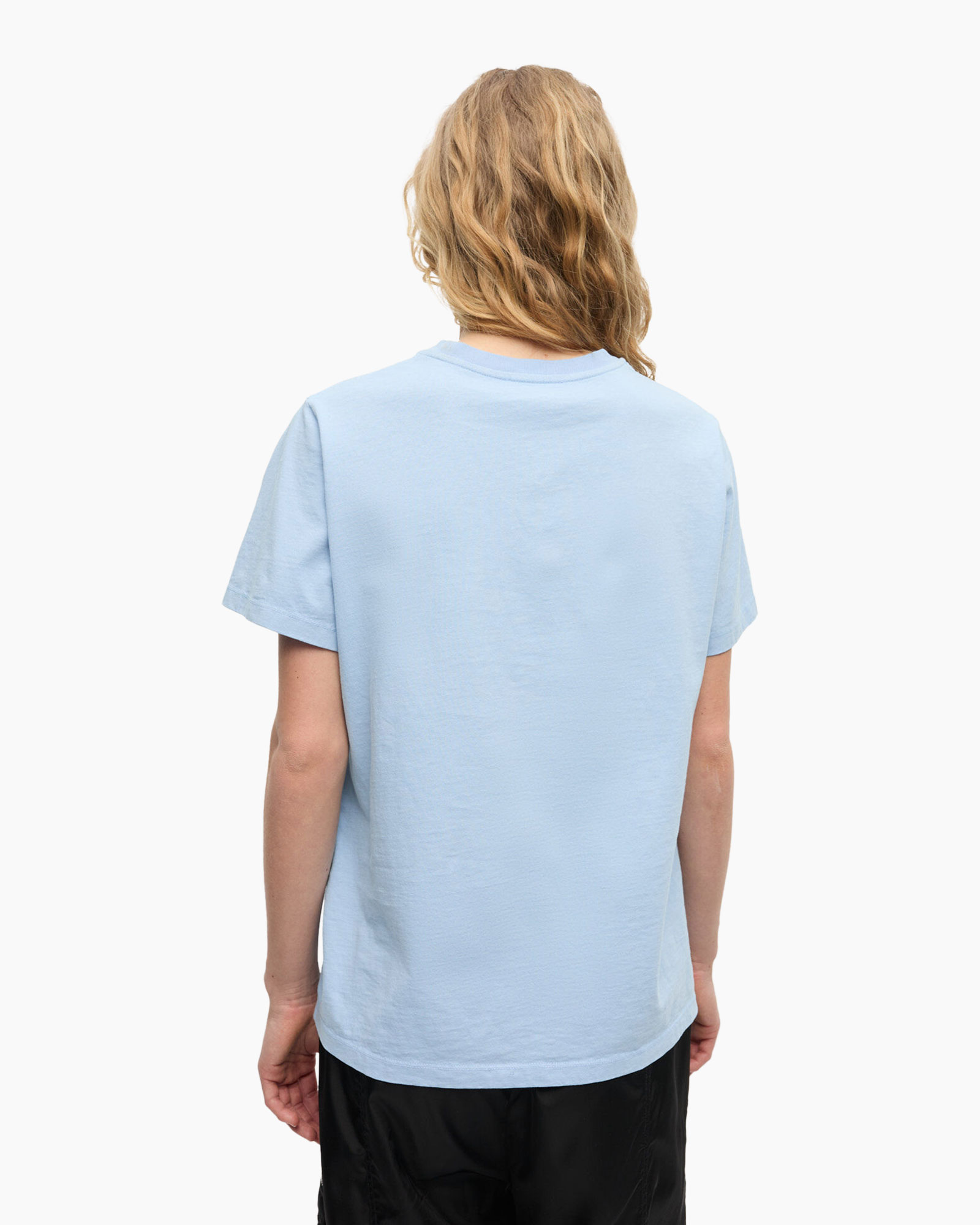 T-shirt Korte Mouw Basic Cotton Jersey Animals Rel Blauw