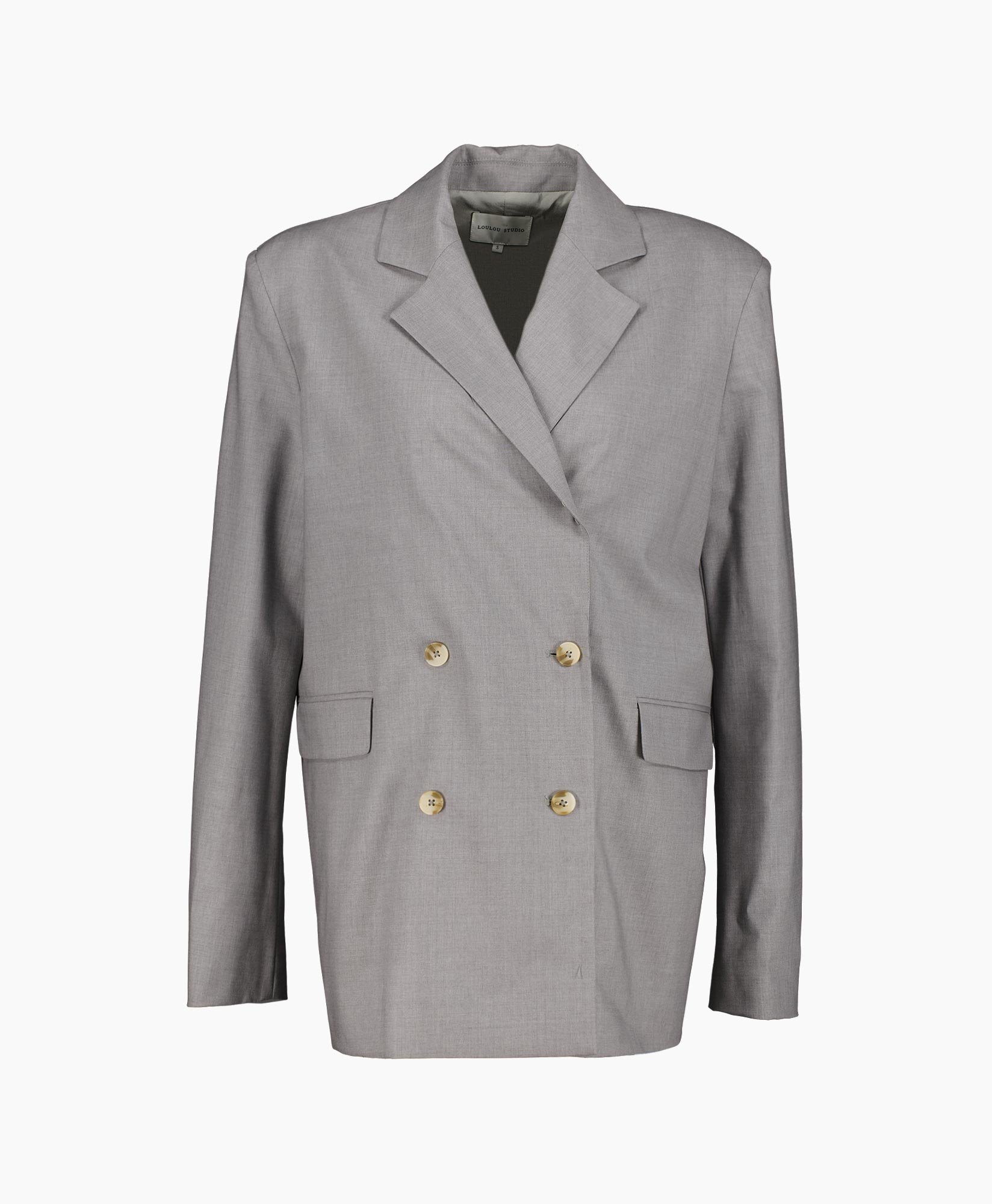 Loulou Studio Blazer Newdonau Grijs