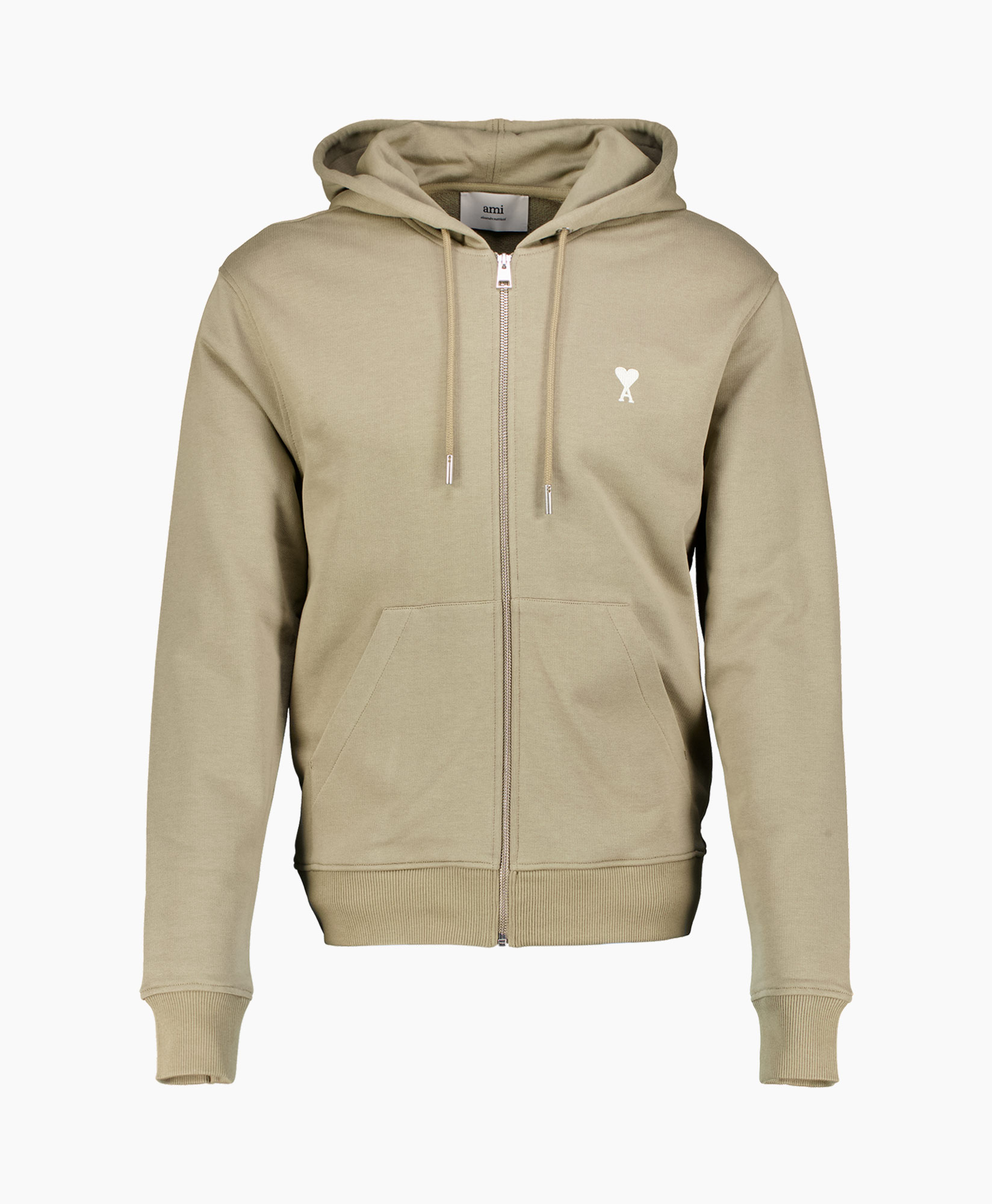 Hoodie Ami De Coeur Zip Beige