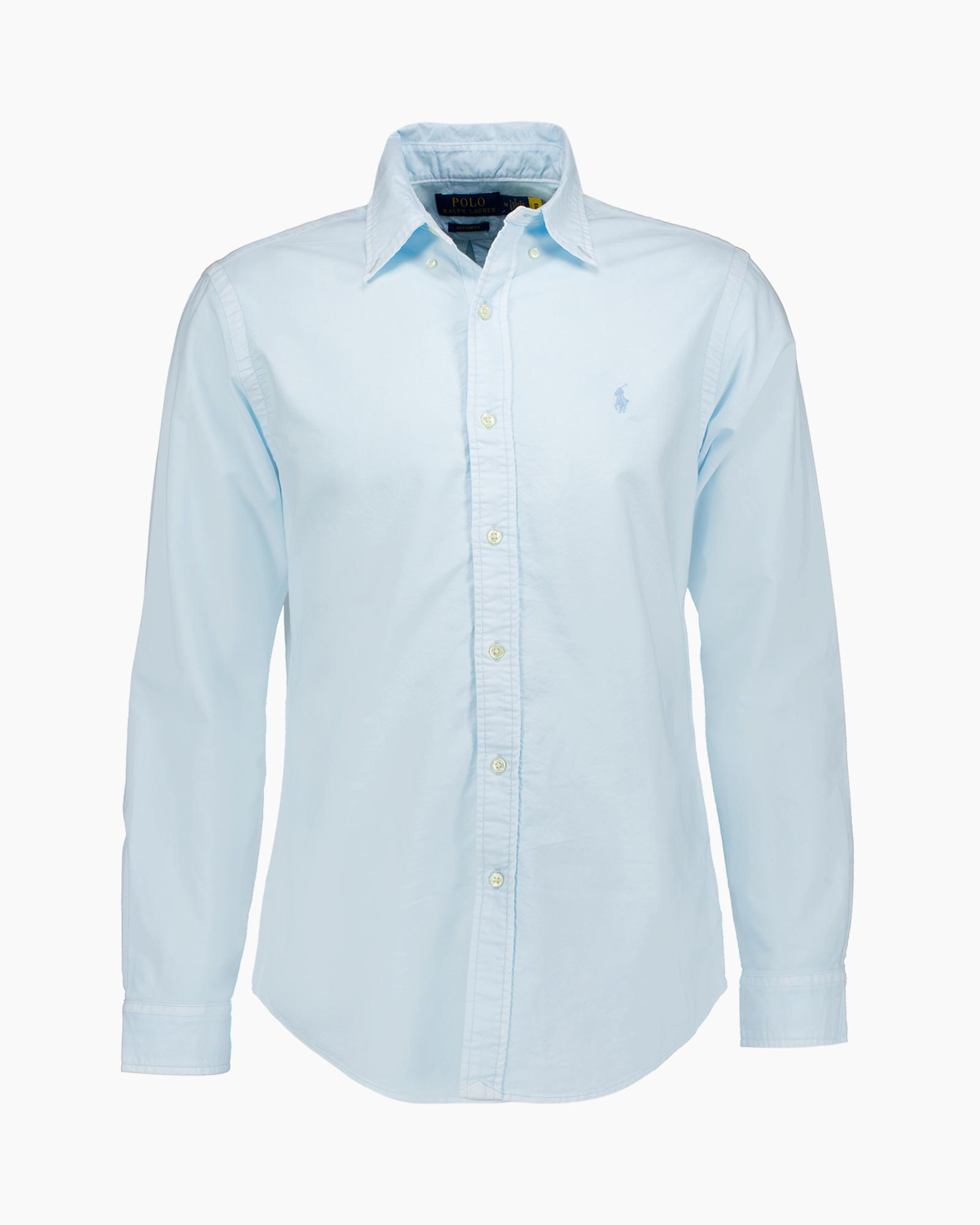 Overhemd Mineral Dye Oxford Licht Blauw
