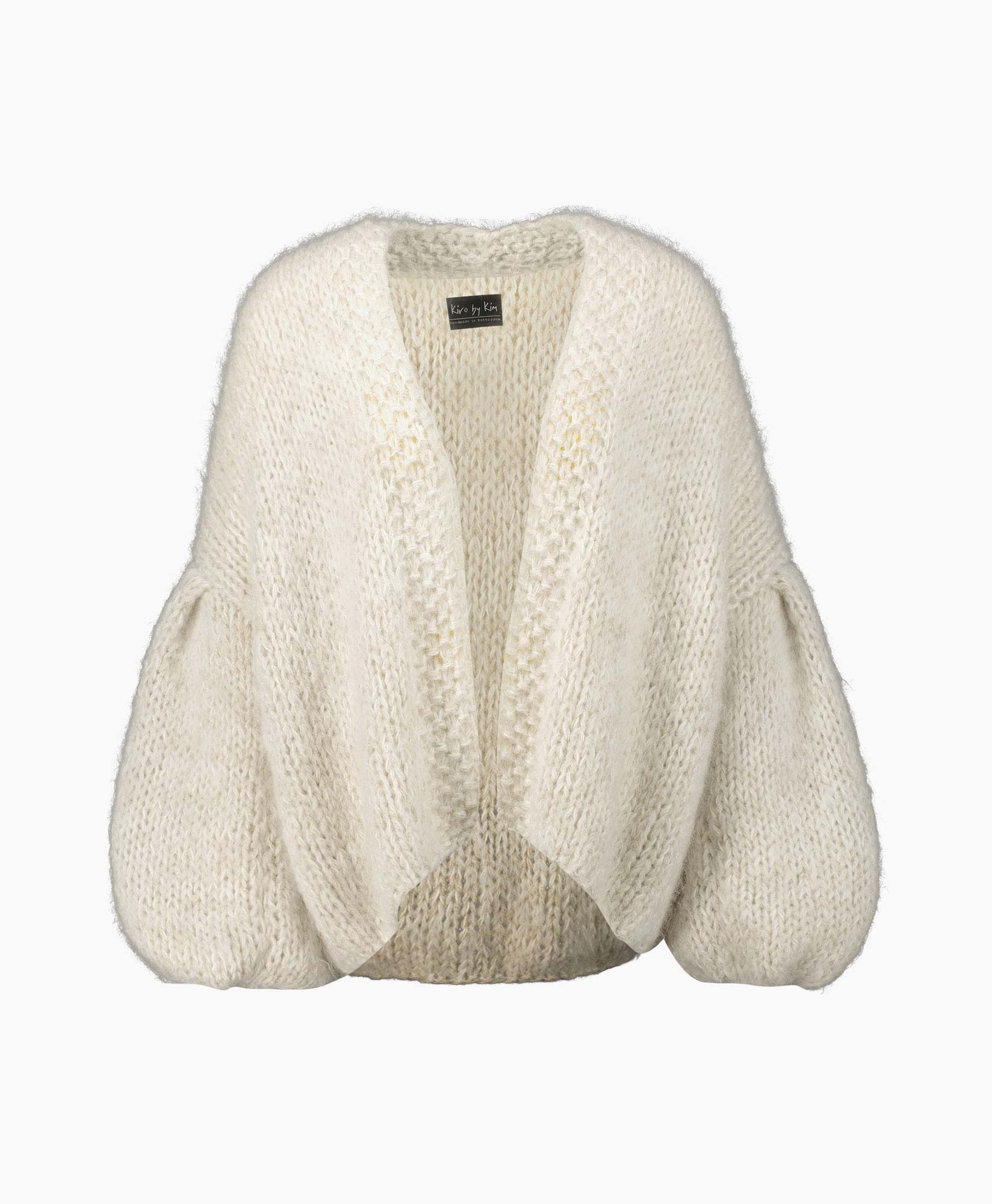 Kiro By Kim Vest Kiro Lurex Mohair Vest Wit