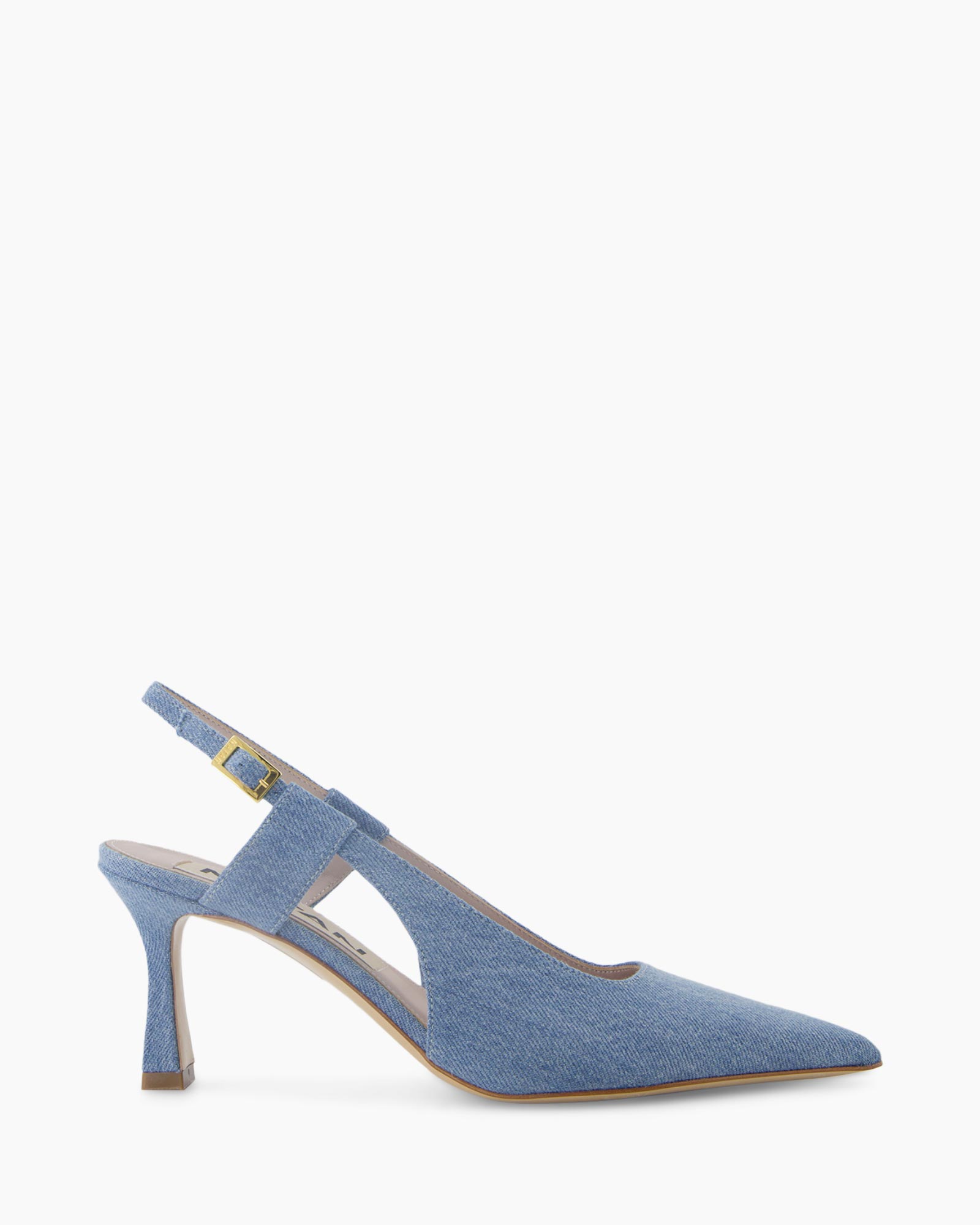 Pump Open Heel Blauw