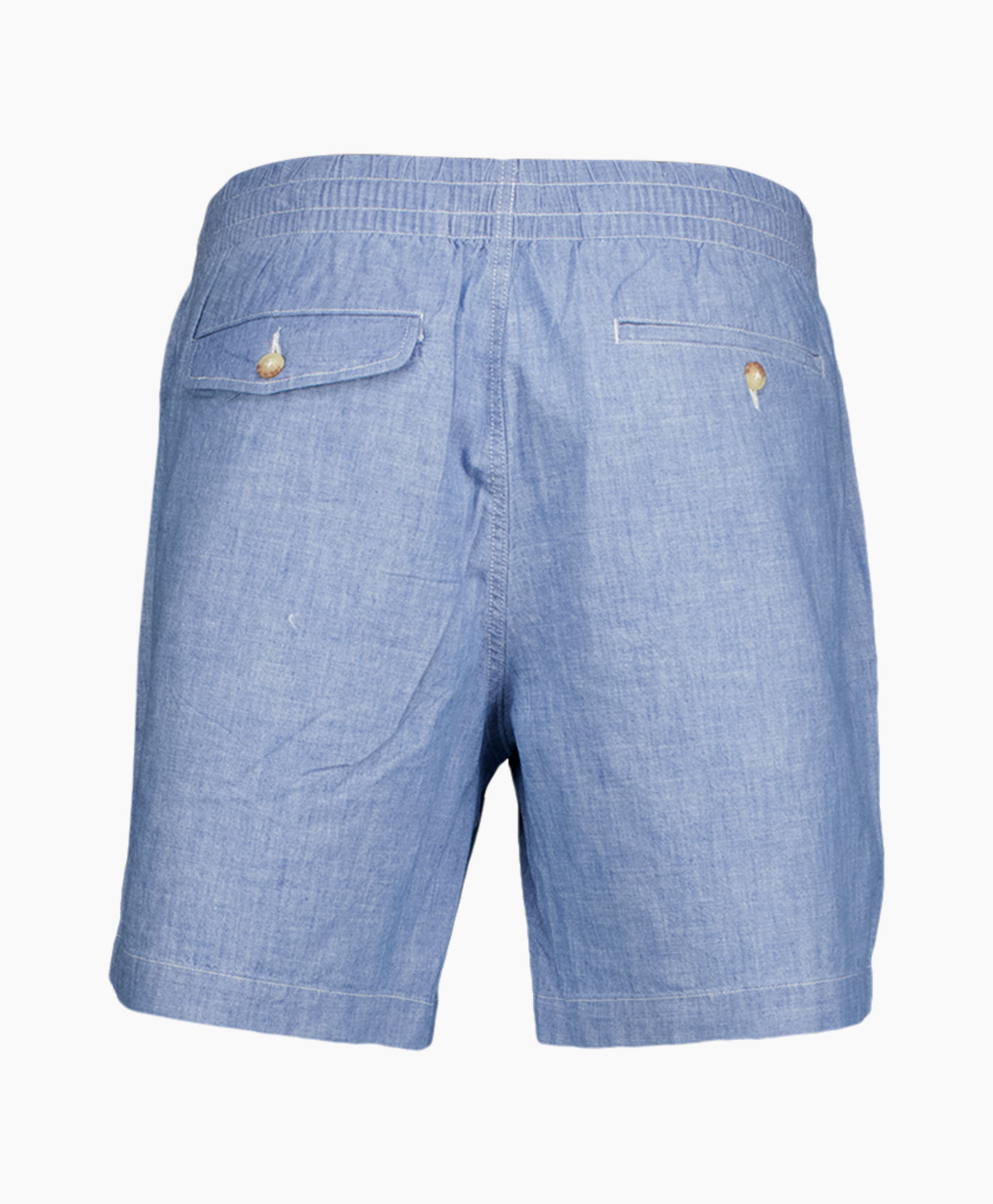Korte Broek Stretch Twill Licht Blauw