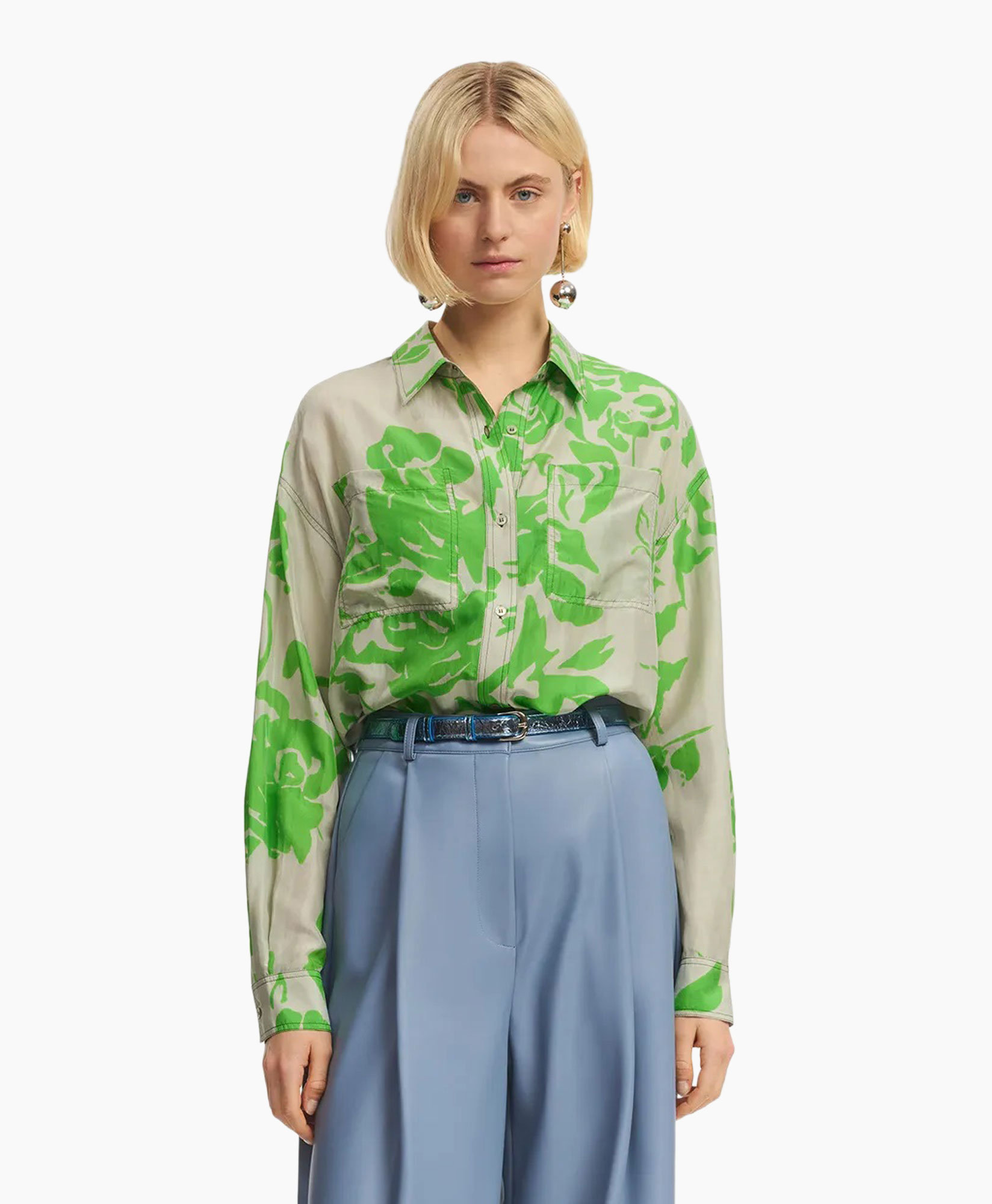 Blouse Forgetmenot Groen