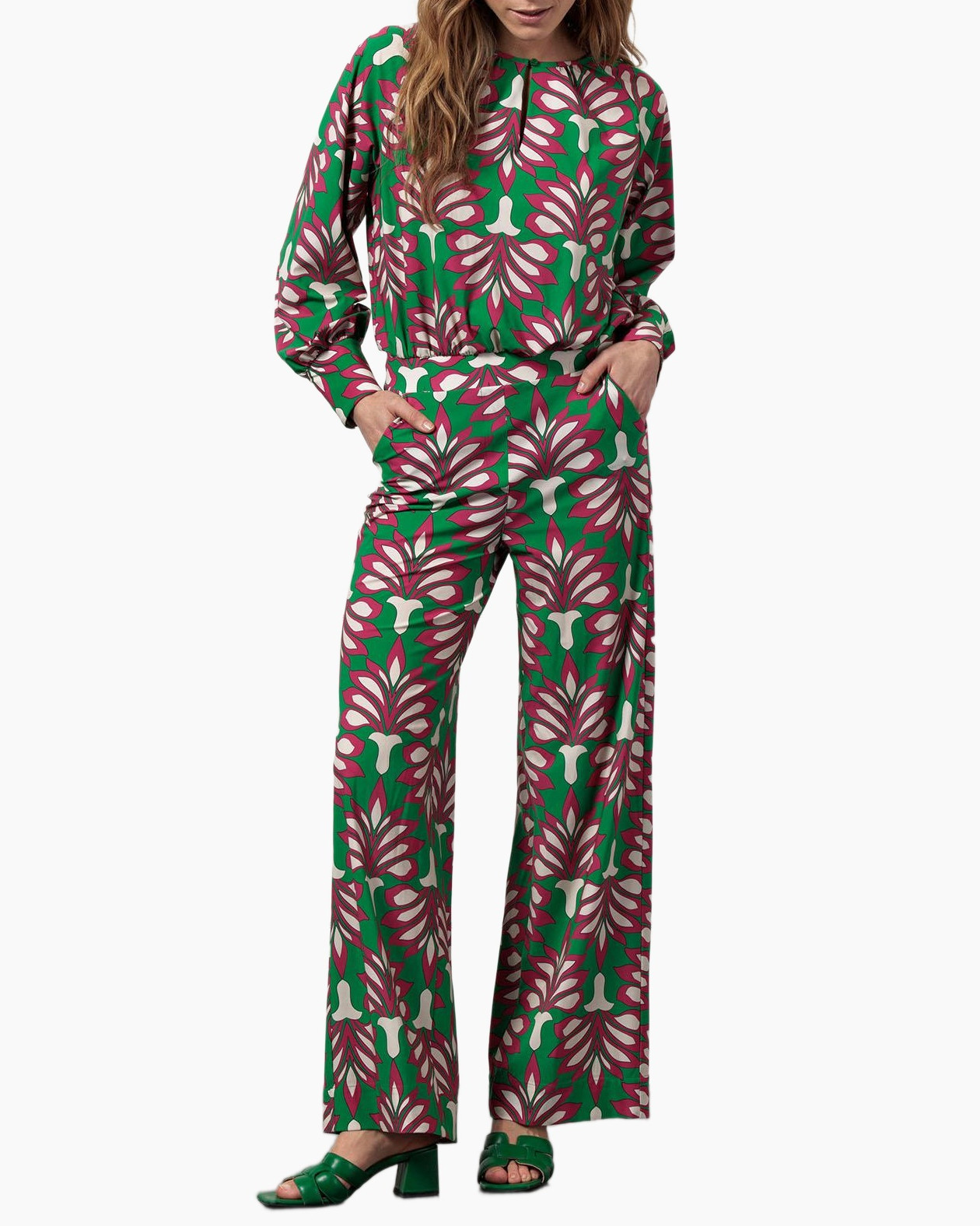 Jumpsuit Mandy Lotus Rood