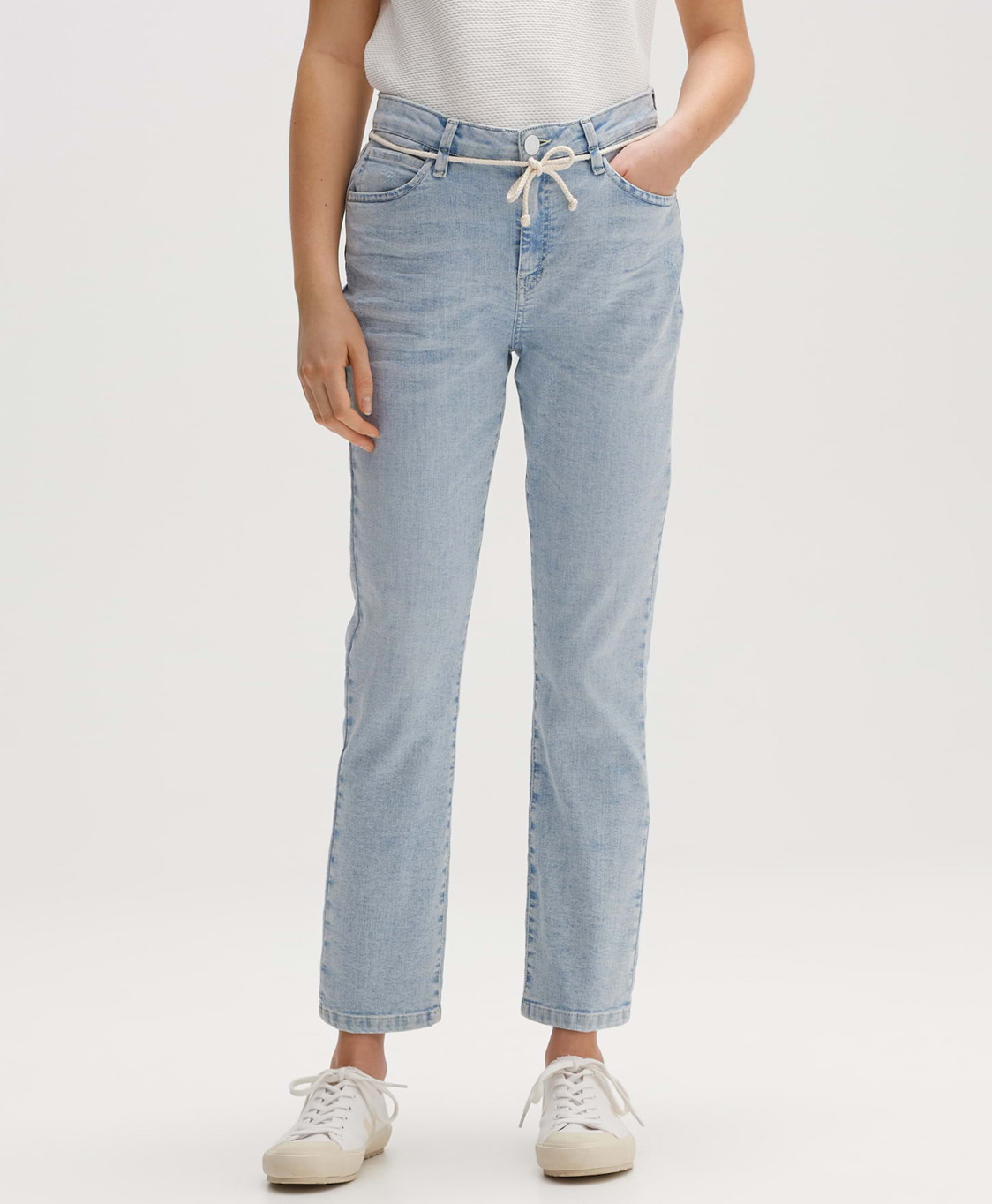 Opus Jeans Louis Destroyed Blauw