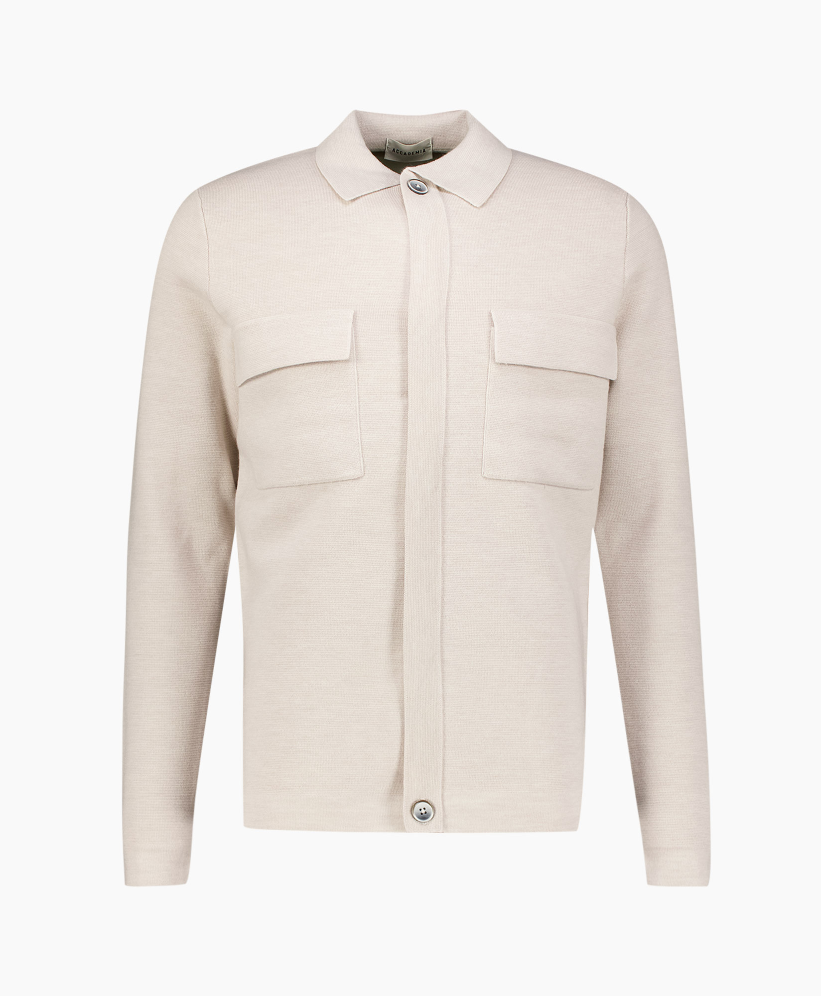 Vest Button Up Licht Grijs