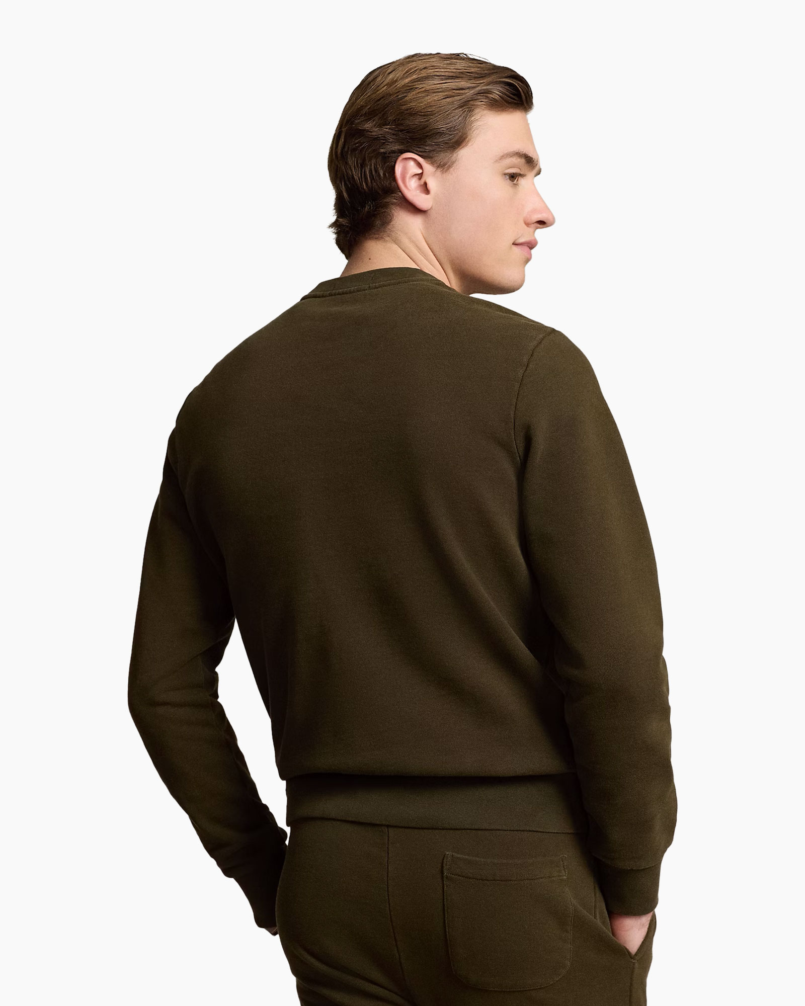 Trui Loopback Fleece Donker Grijs