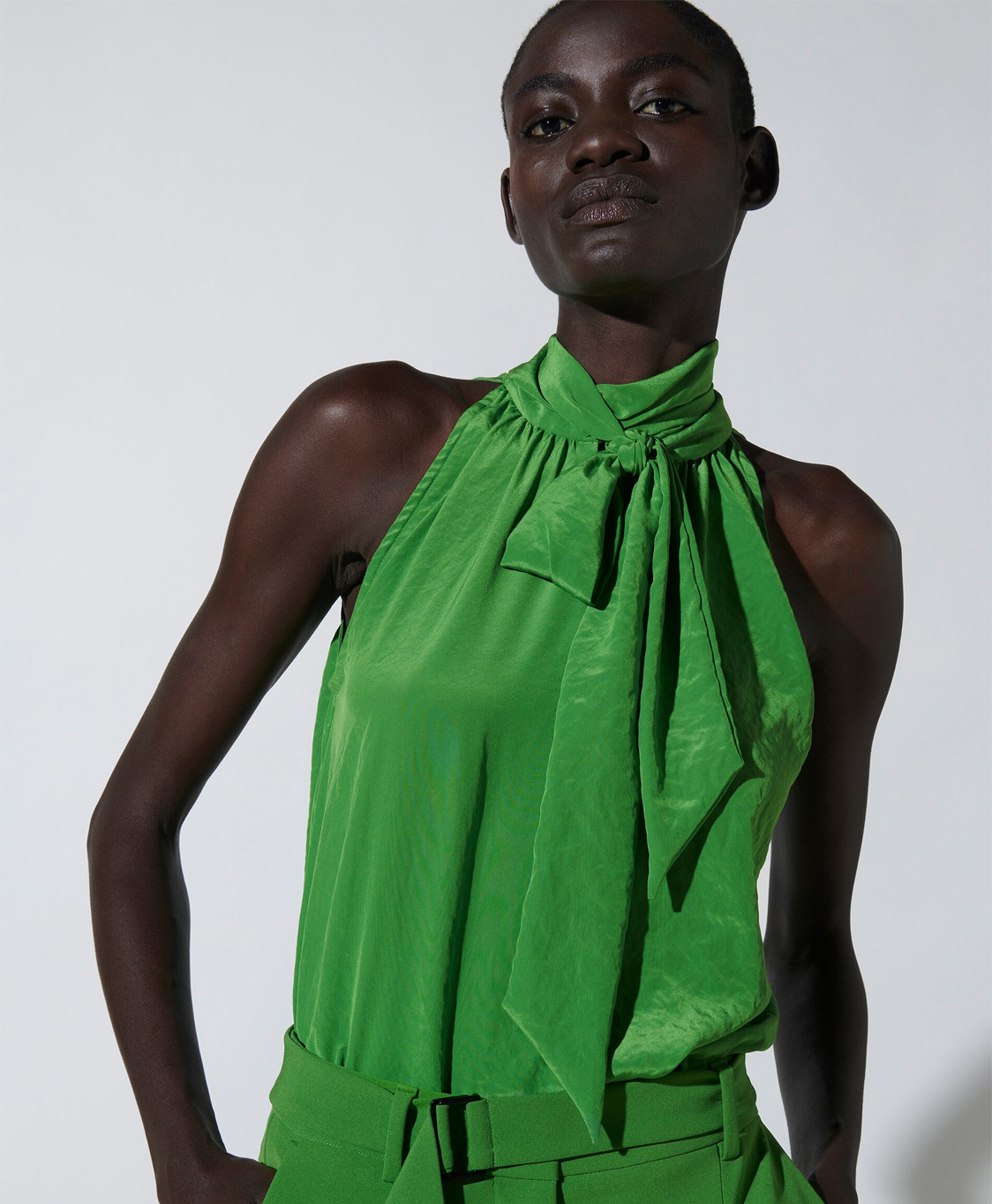 Luisa Cerano Blouse 278336/1687-0 Olijf
